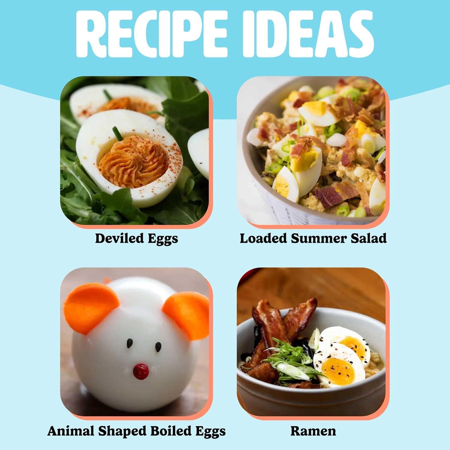 Mini Cocedor de Huevos Tasty Amarillo 5 Huevos 360W