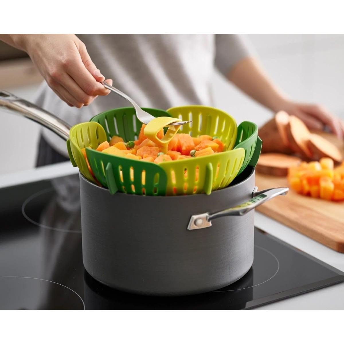 Cesta de Vapor Plegable Joseph Joseph 45030 Verde