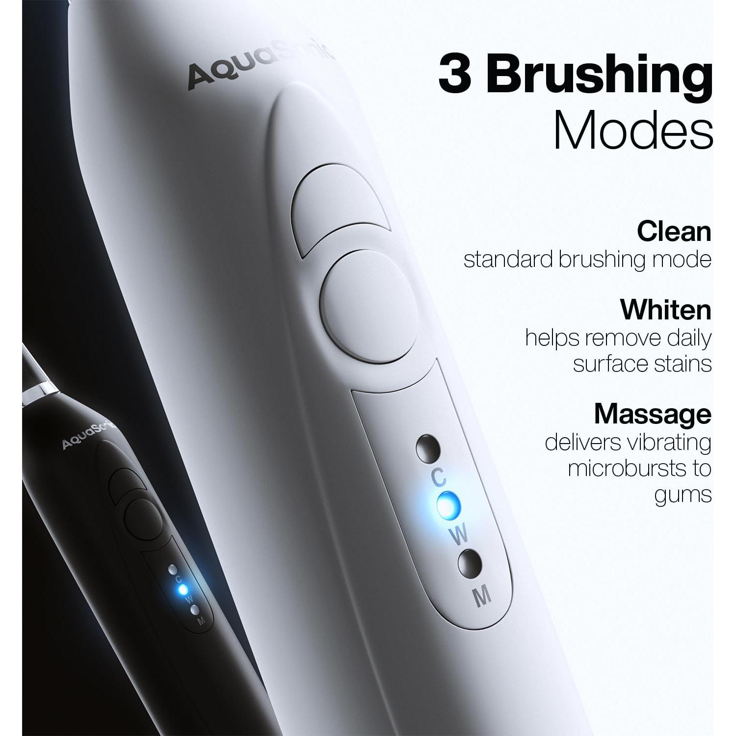 Cepillos de Dientes Eléctricos Aquasonic Duo - 40,000 VPM