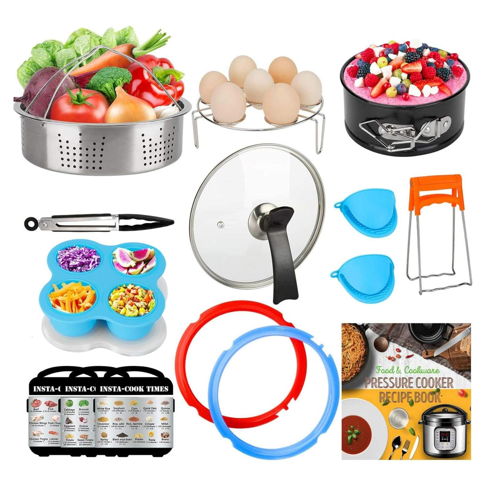 Accesorios para Instant Pot 3qt Cookingfunfun - 10 Piezas