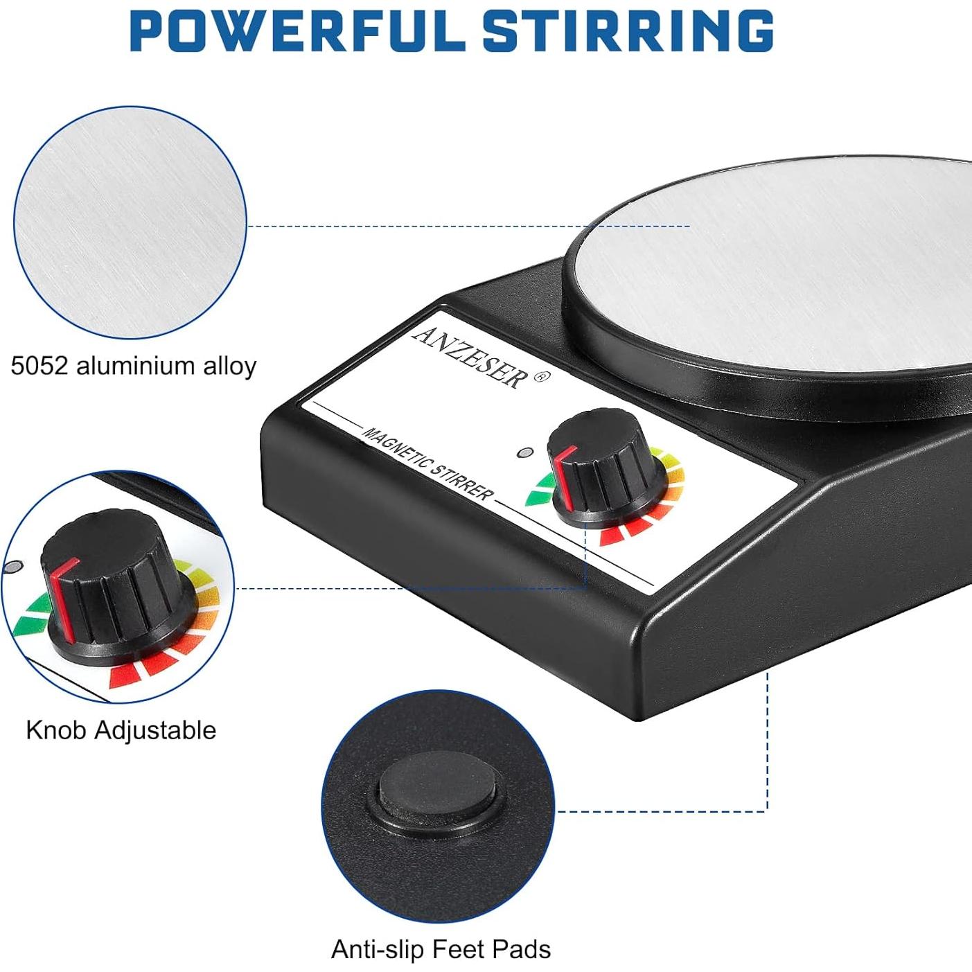 Agitador Magnético ANZESER MX-3K 3000RPM 3L