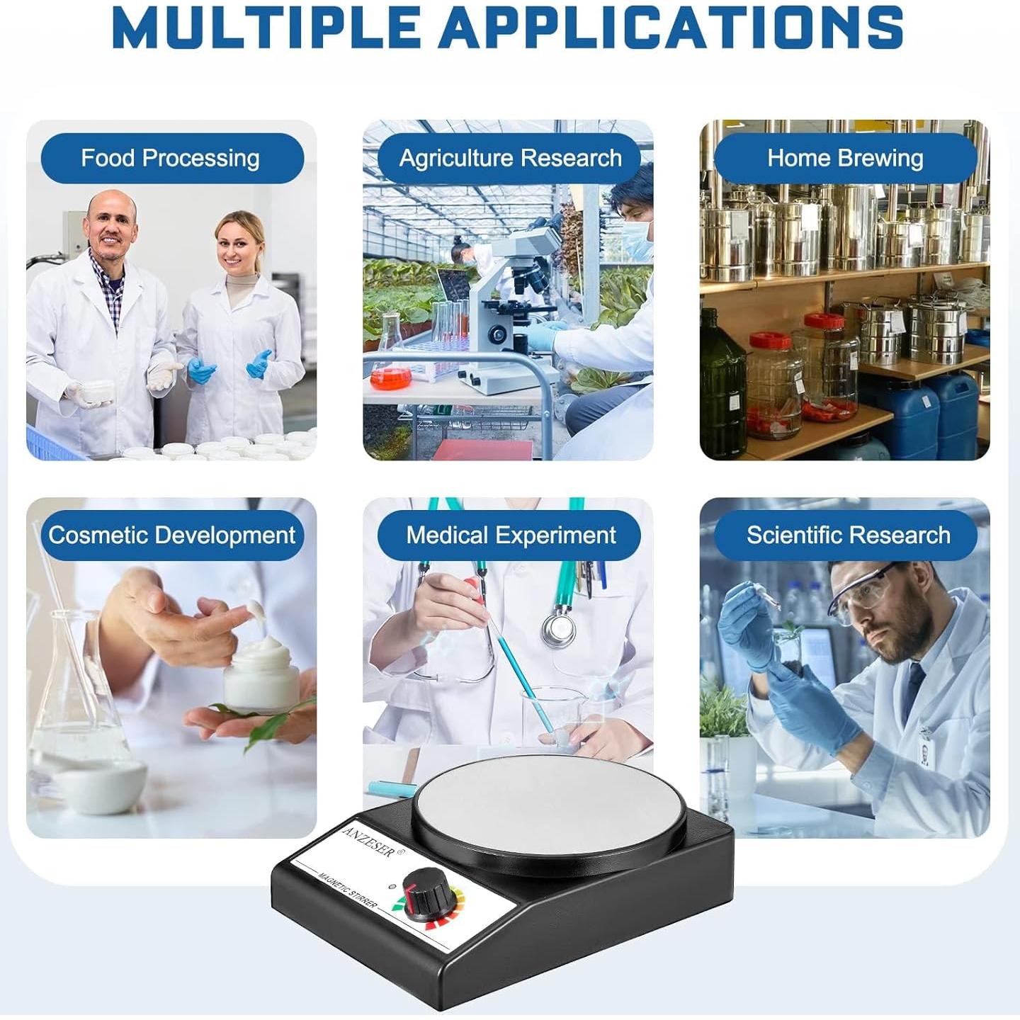 Agitador Magnético ANZESER MX-3K 3000RPM 3L