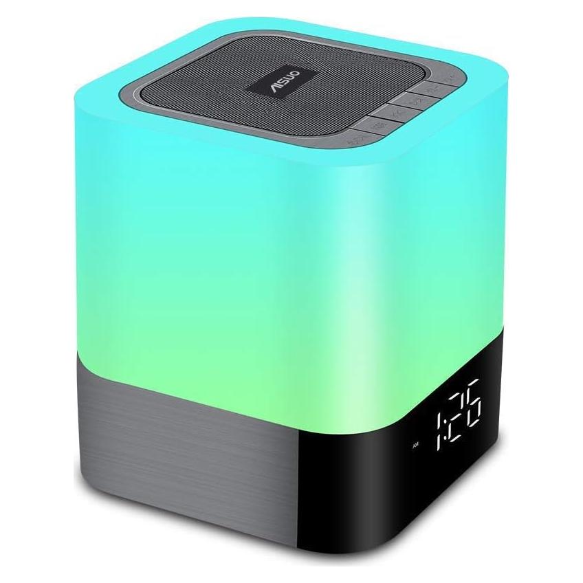 Aisuo Lámpara Nocturna 5 en 1 con Altavoz Bluetooth DY28