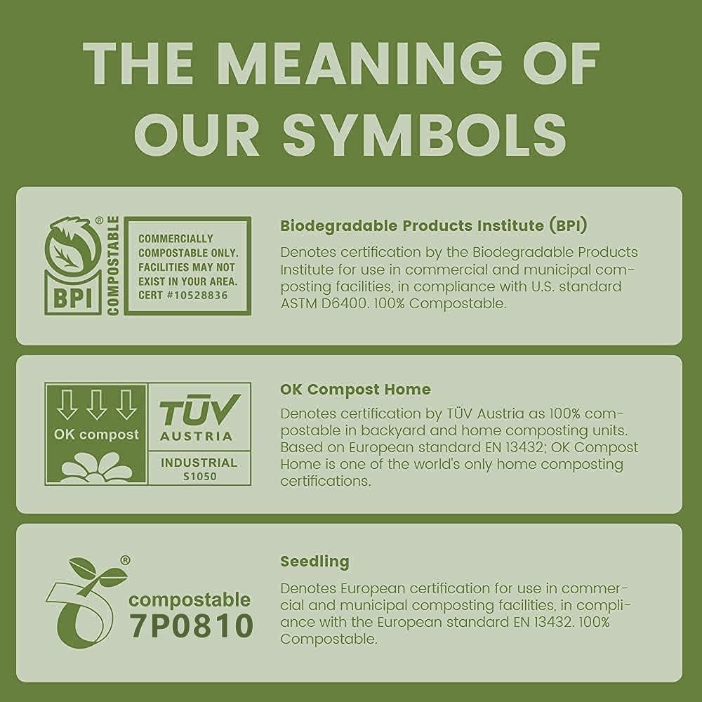 Bolsas de Inodoro Portátiles TYI 20 Pzas 30 Litros Biodegradables