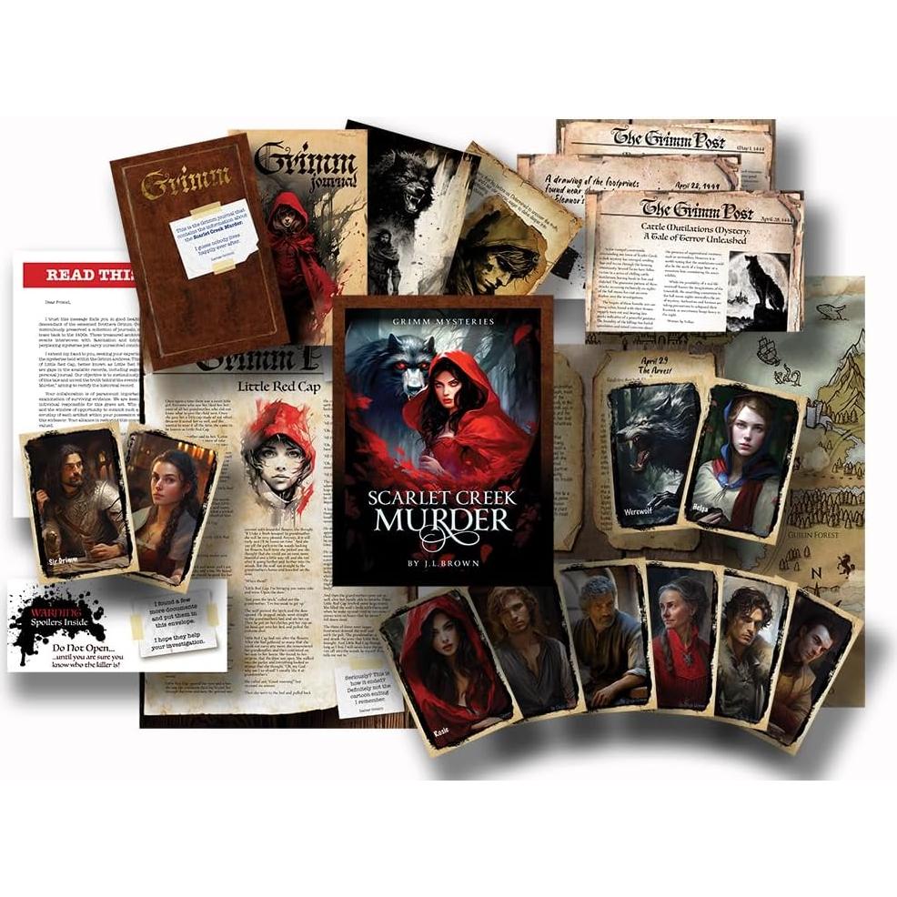 Misterios Grimm: Asesinato en Scarlet Creek | Juego de Misterio