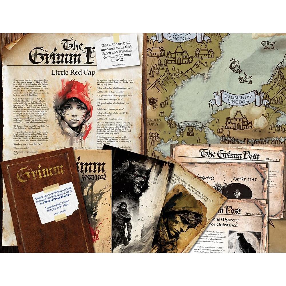 Misterios Grimm: Asesinato en Scarlet Creek | Juego de Misterio