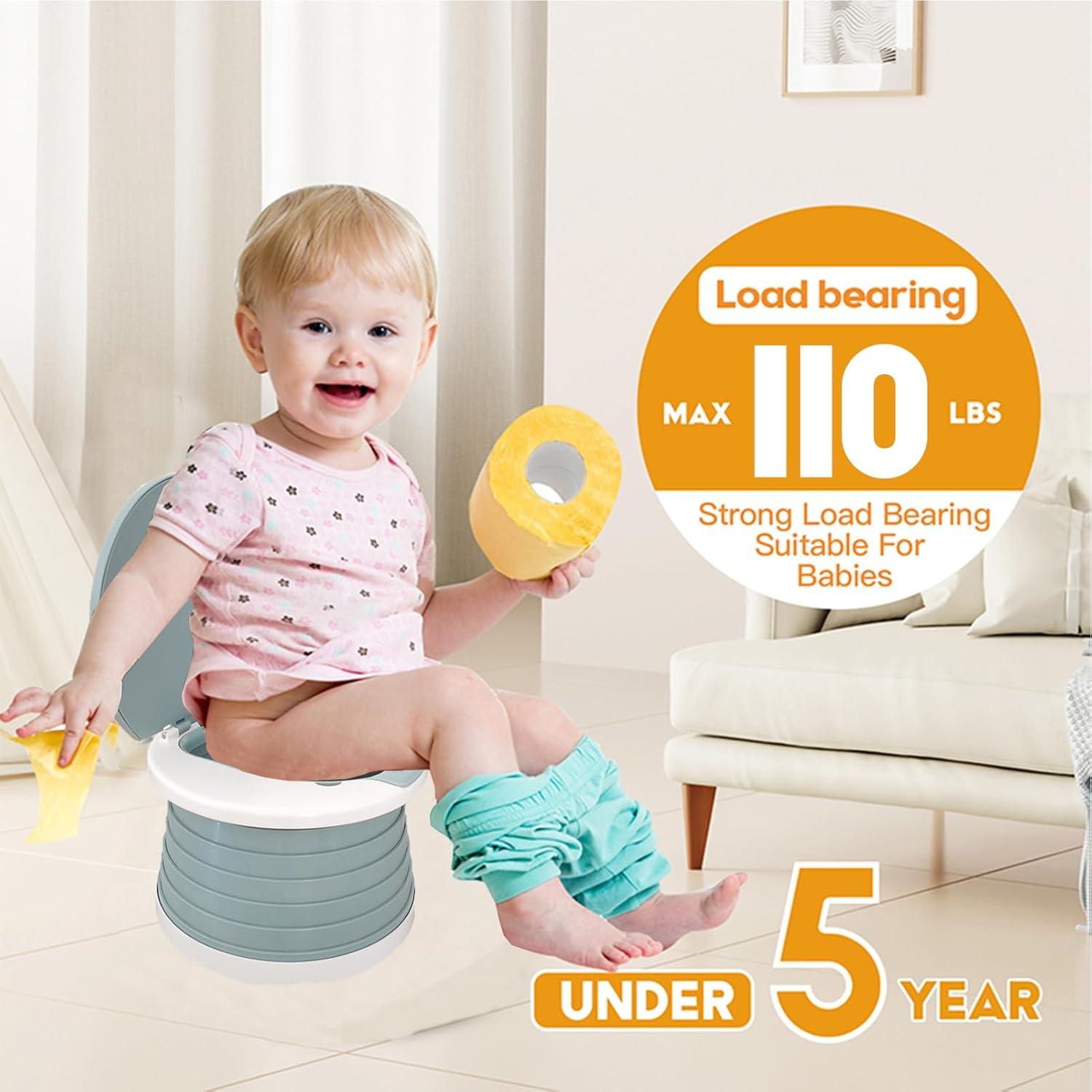 Orinal de viaje SunnySmile G-1 portátil plegable gris