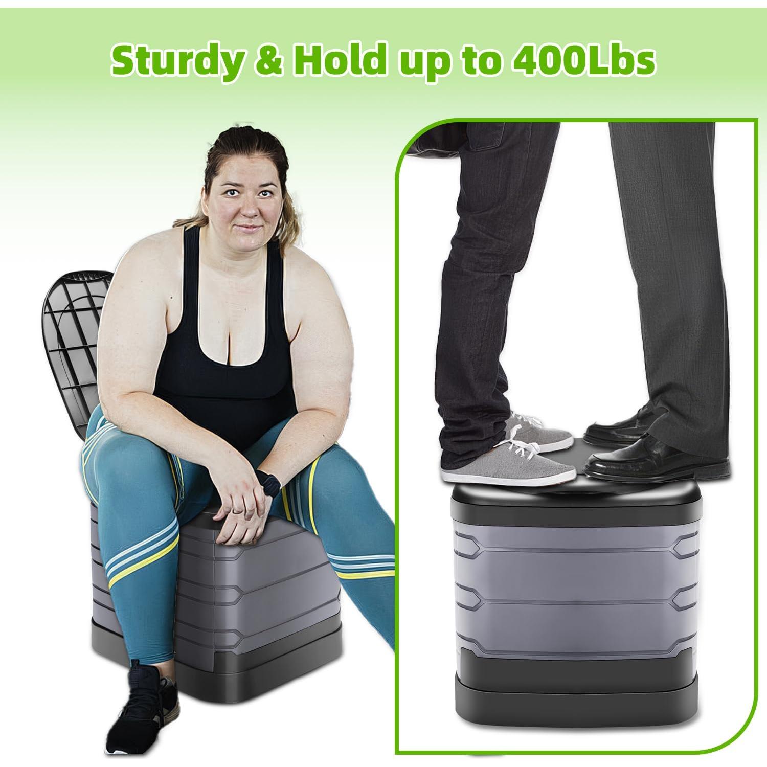 Inodoro Portátil Sckee XXL 40.6 cm Camping con Tapa