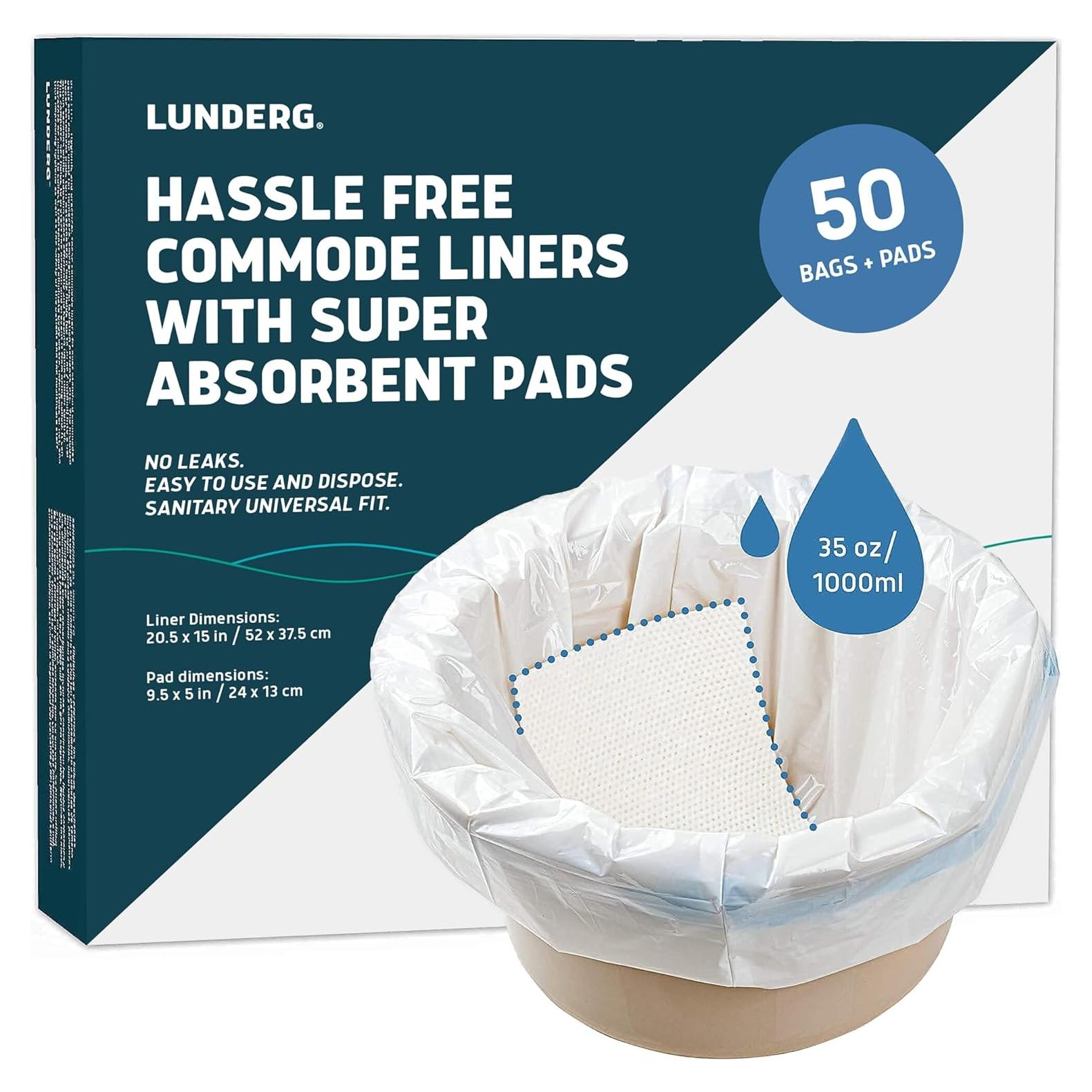 Forros de Comoda Lunderg con Almohadillas Absorbentes 50 Pzas