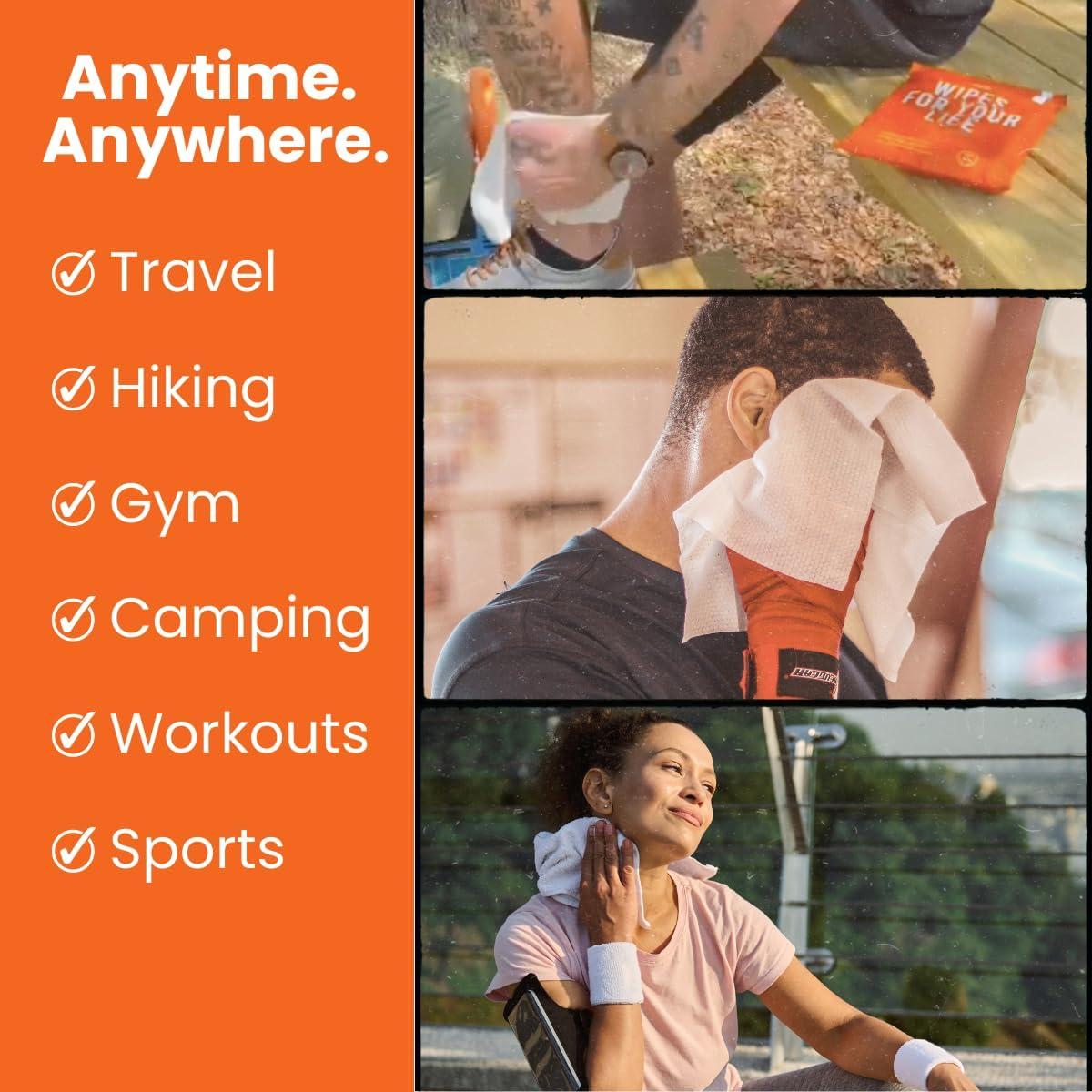 Toallitas Húmedas HyperGo 20 Paños Extra Grandes Sin Fragancia