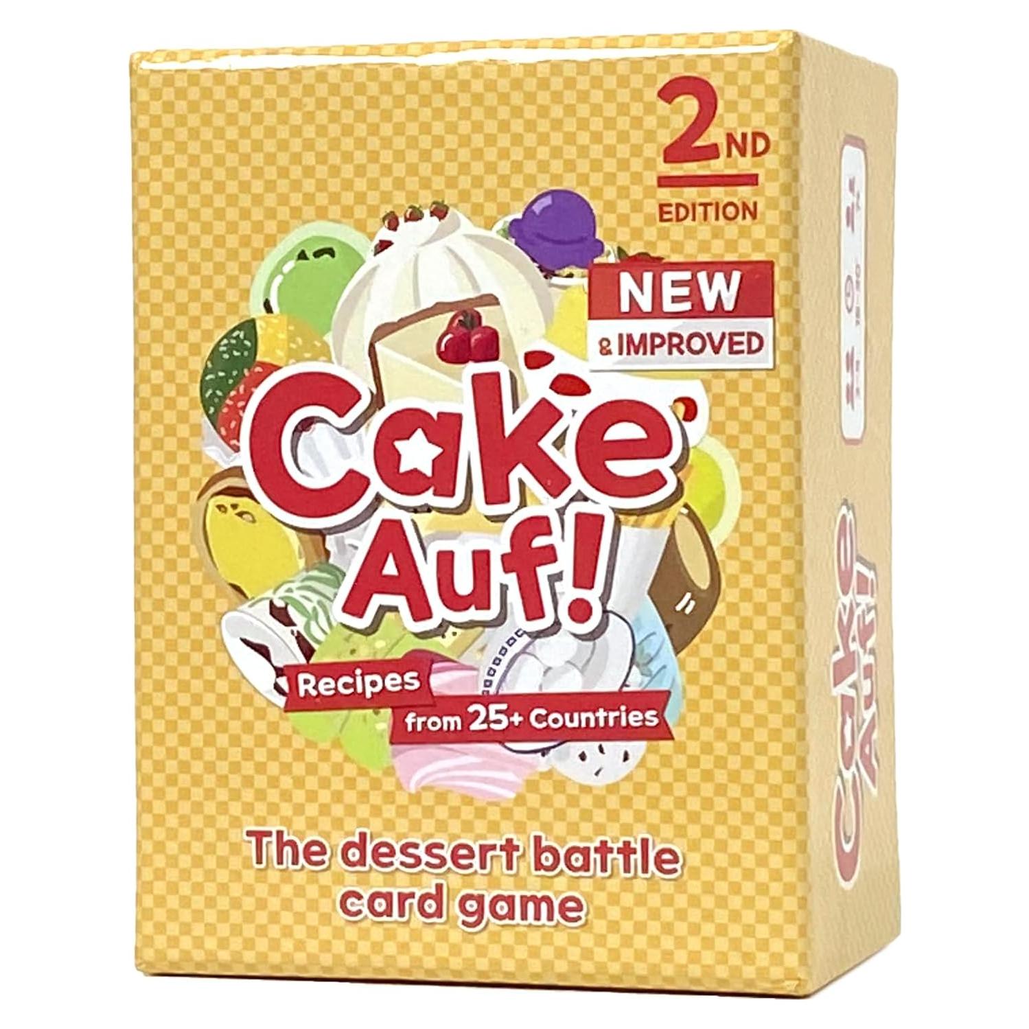 Juego de Cartas Cake Auf! | Familiar de Postres | 2-4 Jugadores