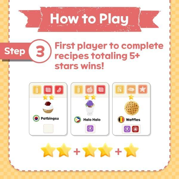 Juego de Cartas Cake Auf! | Familiar de Postres | 2-4 Jugadores