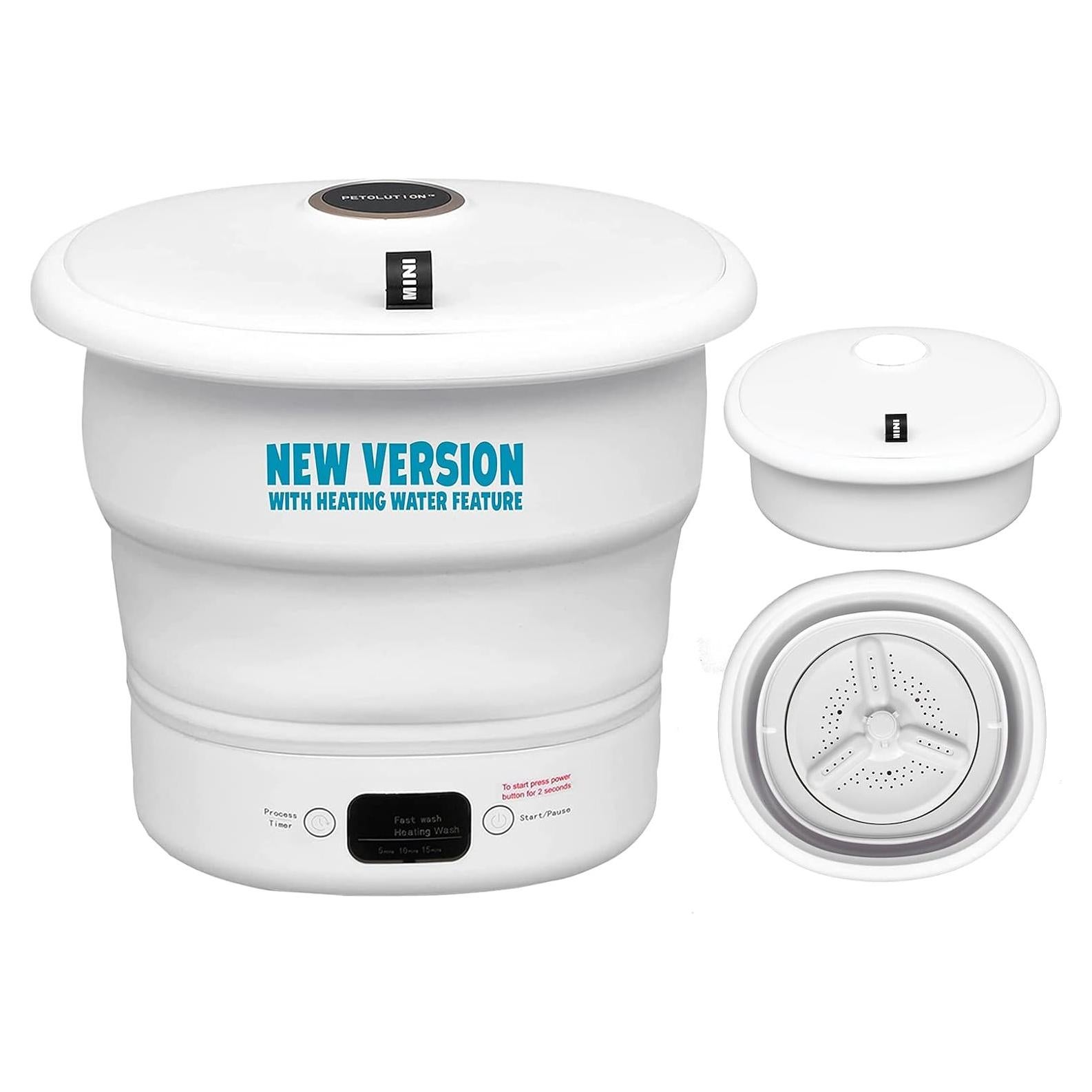 Mini Lavadora Portátil PETOLUTION PET-WM 2.04 kg Plegable