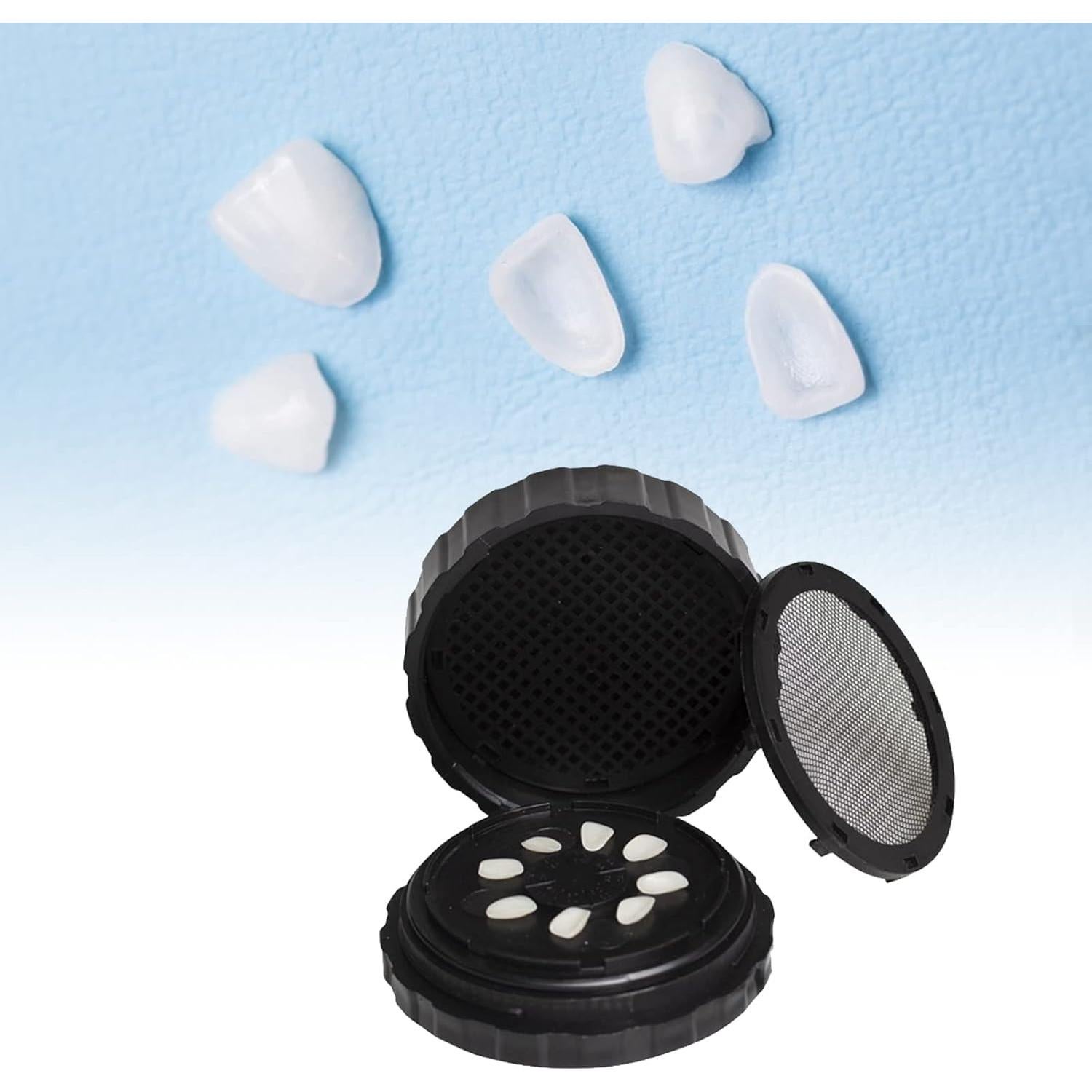 Caja de Almacenamiento Dental ZJchao Redonda Reutilizable