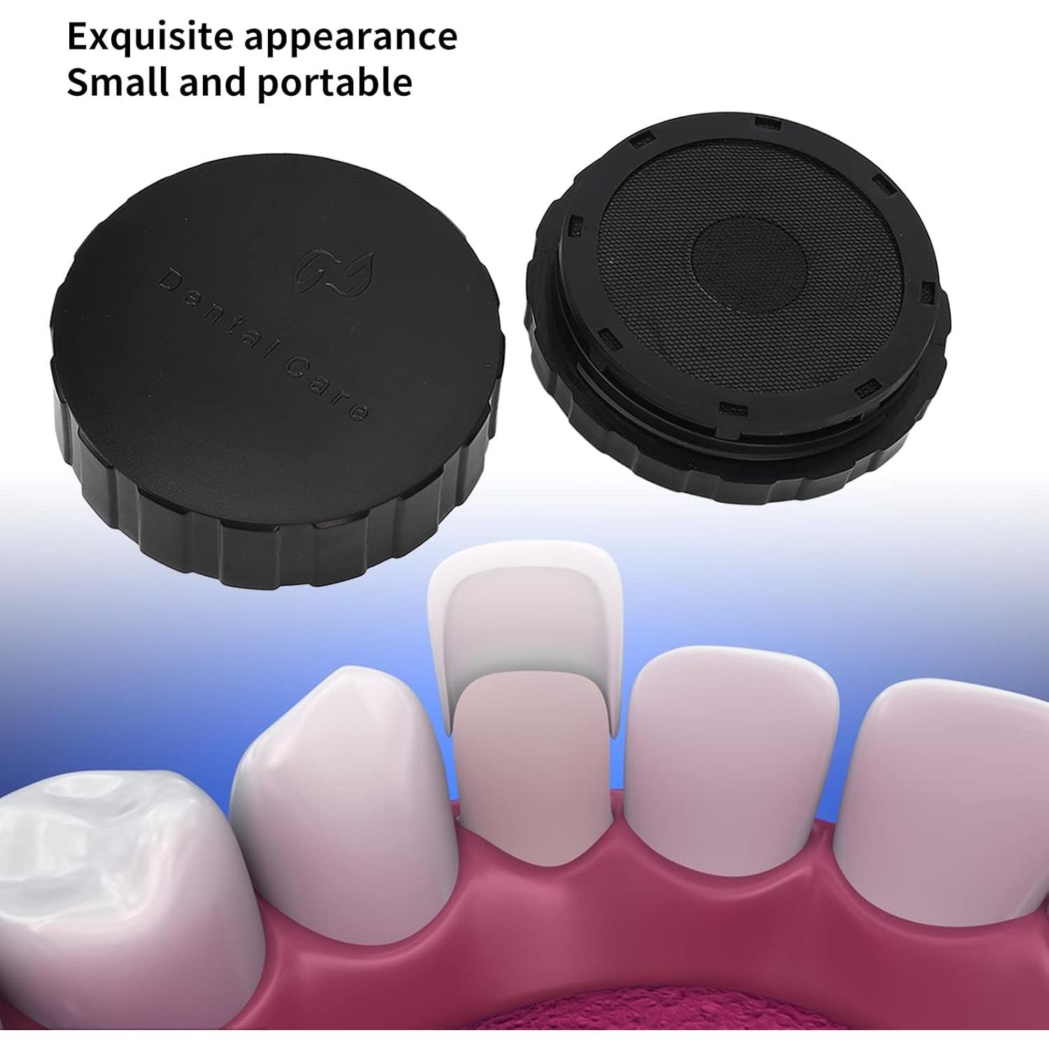 Caja de Almacenamiento Dental ZJchao Redonda Reutilizable