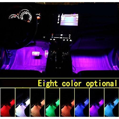 Tira de LED Uniwit 4 Piezas 72 LED Multicolor para Coche