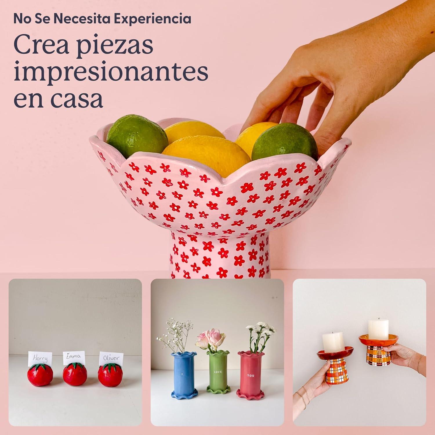 Kit de Cerámica Sculpd - 2 kg Arcilla Secado al Aire