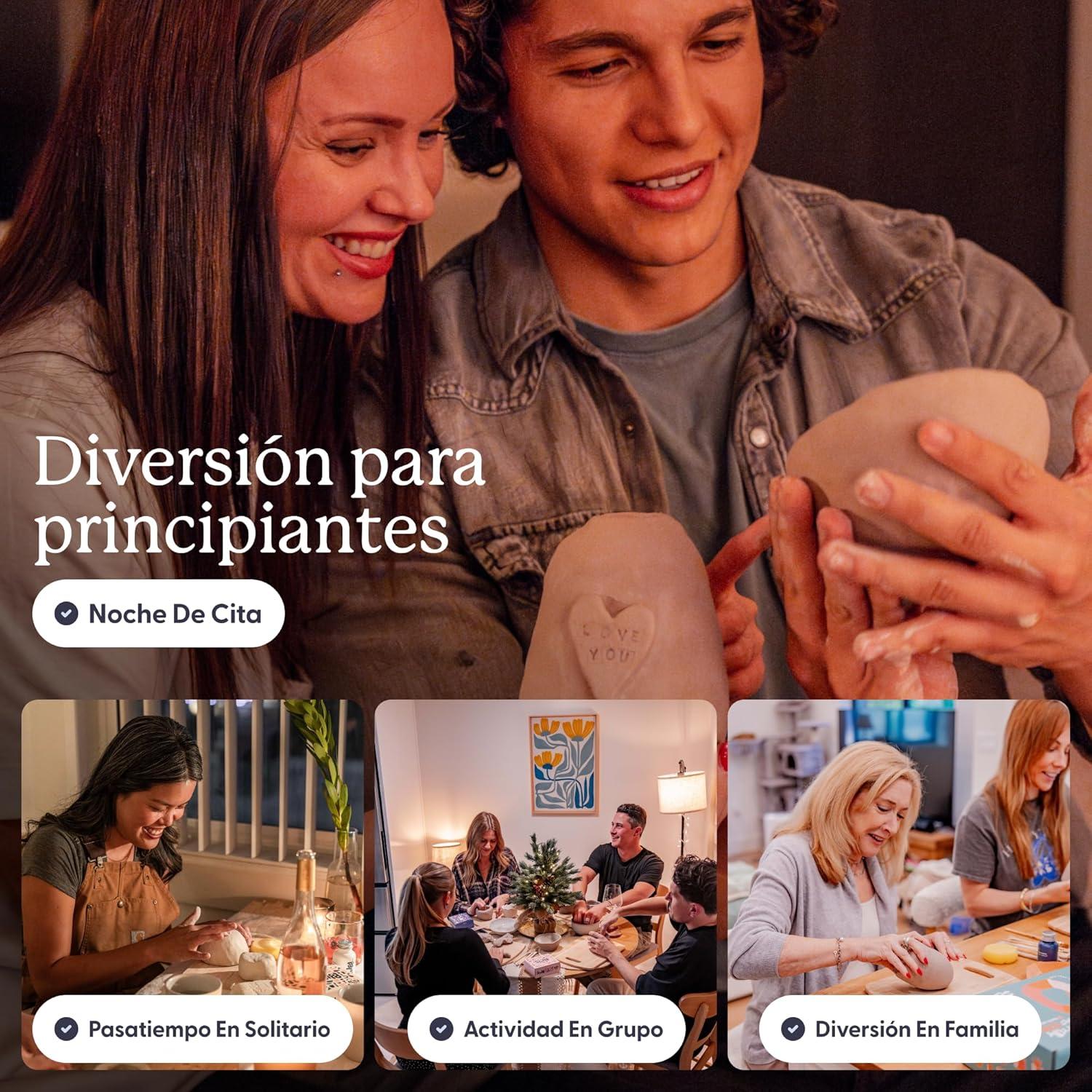 Kit de Cerámica Sculpd - 2 kg Arcilla Secado al Aire