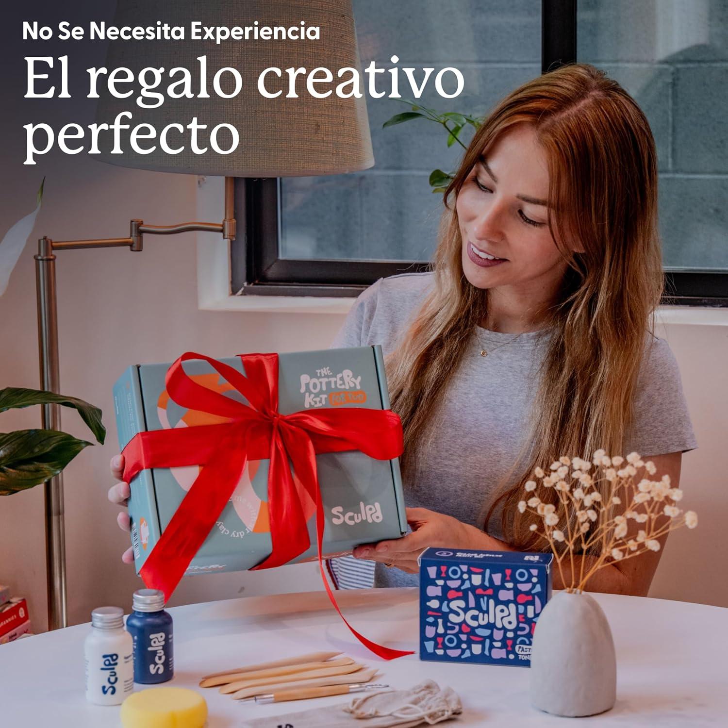 Kit de Cerámica Sculpd - 2 kg Arcilla Secado al Aire