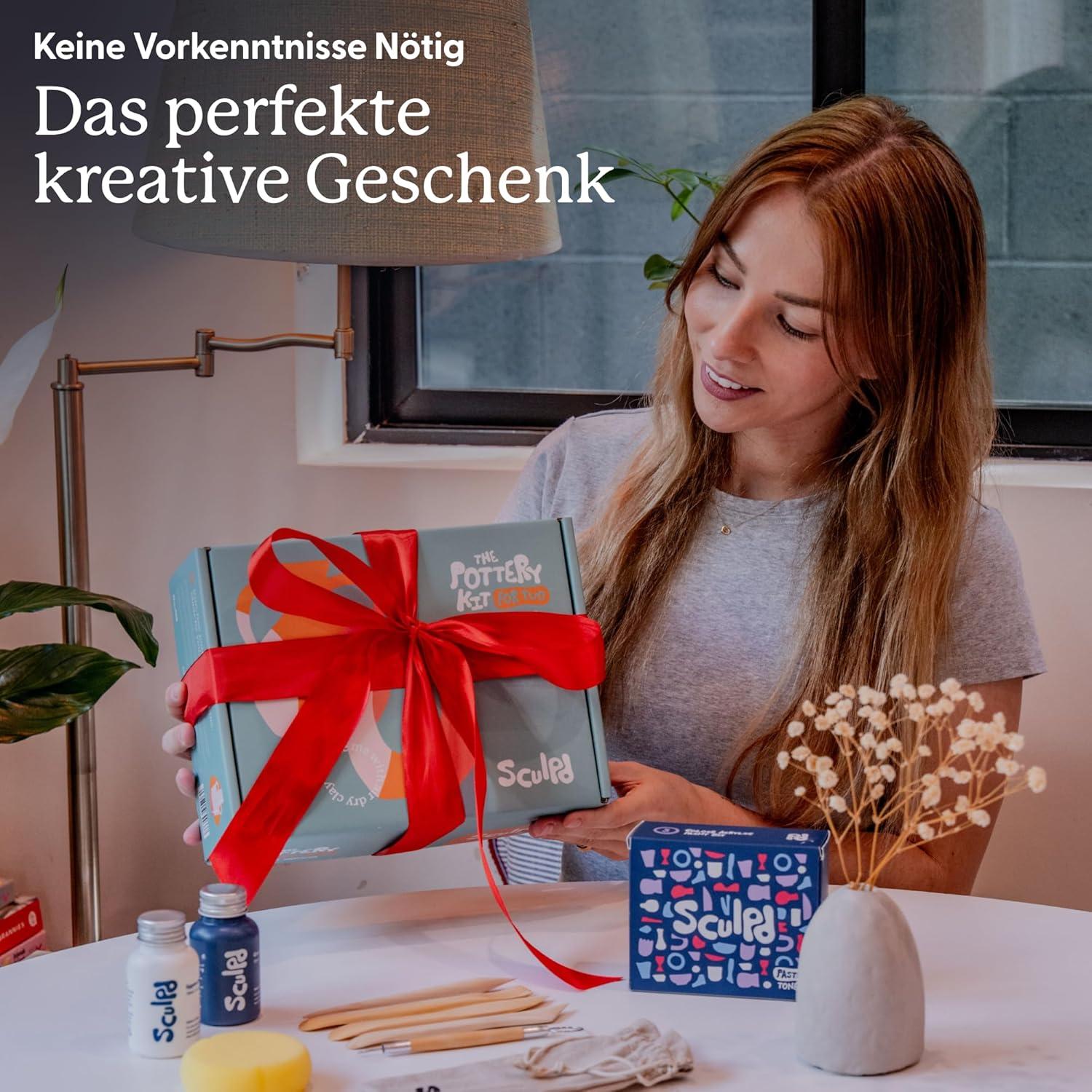 Kit de Cerámica Sculpd - 2 kg Arcilla Secado al Aire