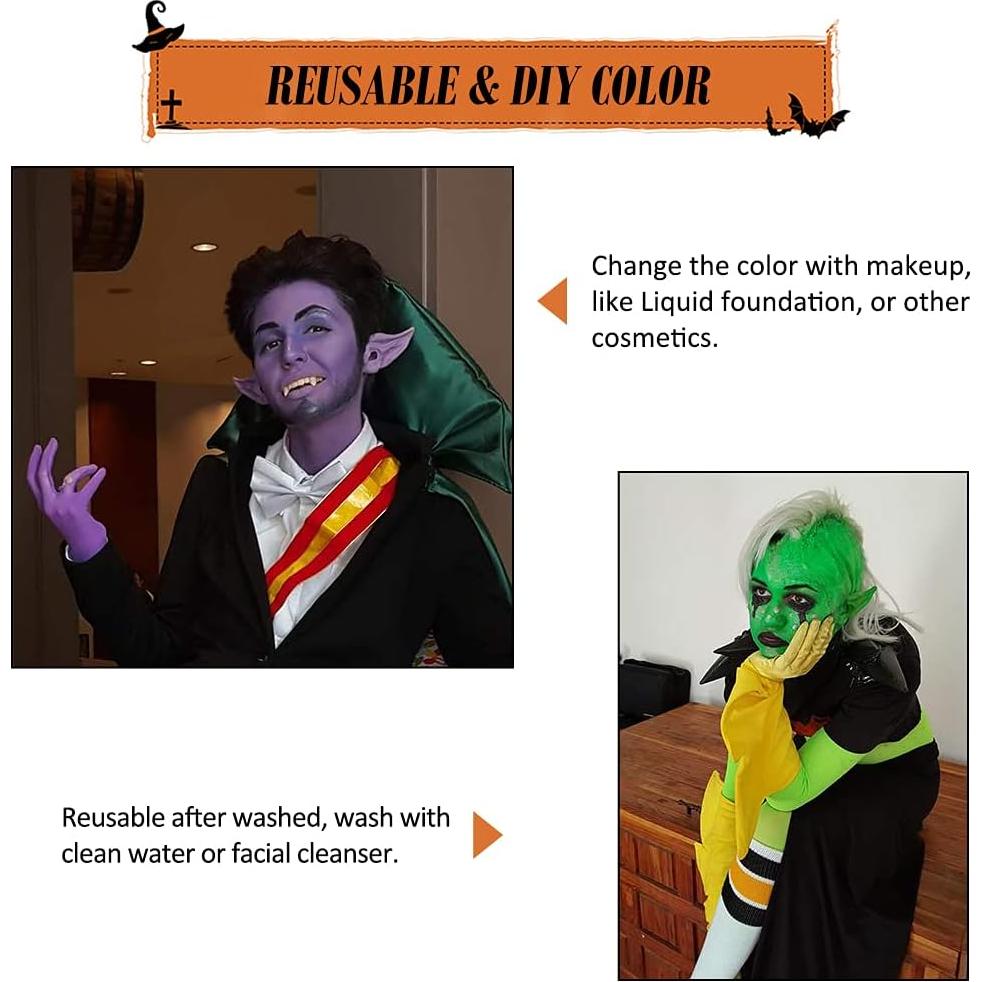 Orejas de Elfo HOMEYA 2 Pares para Cosplay y Halloween