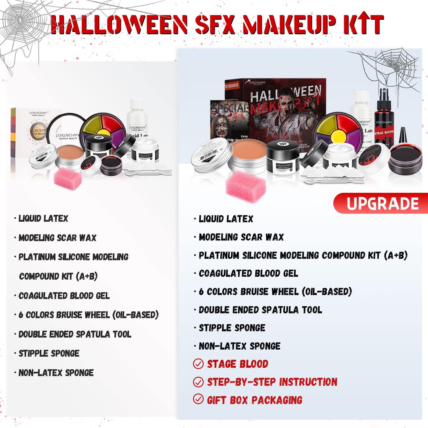 Kit de Maquillaje SFX COKOHAPPY para Halloween - Efectos Especiales