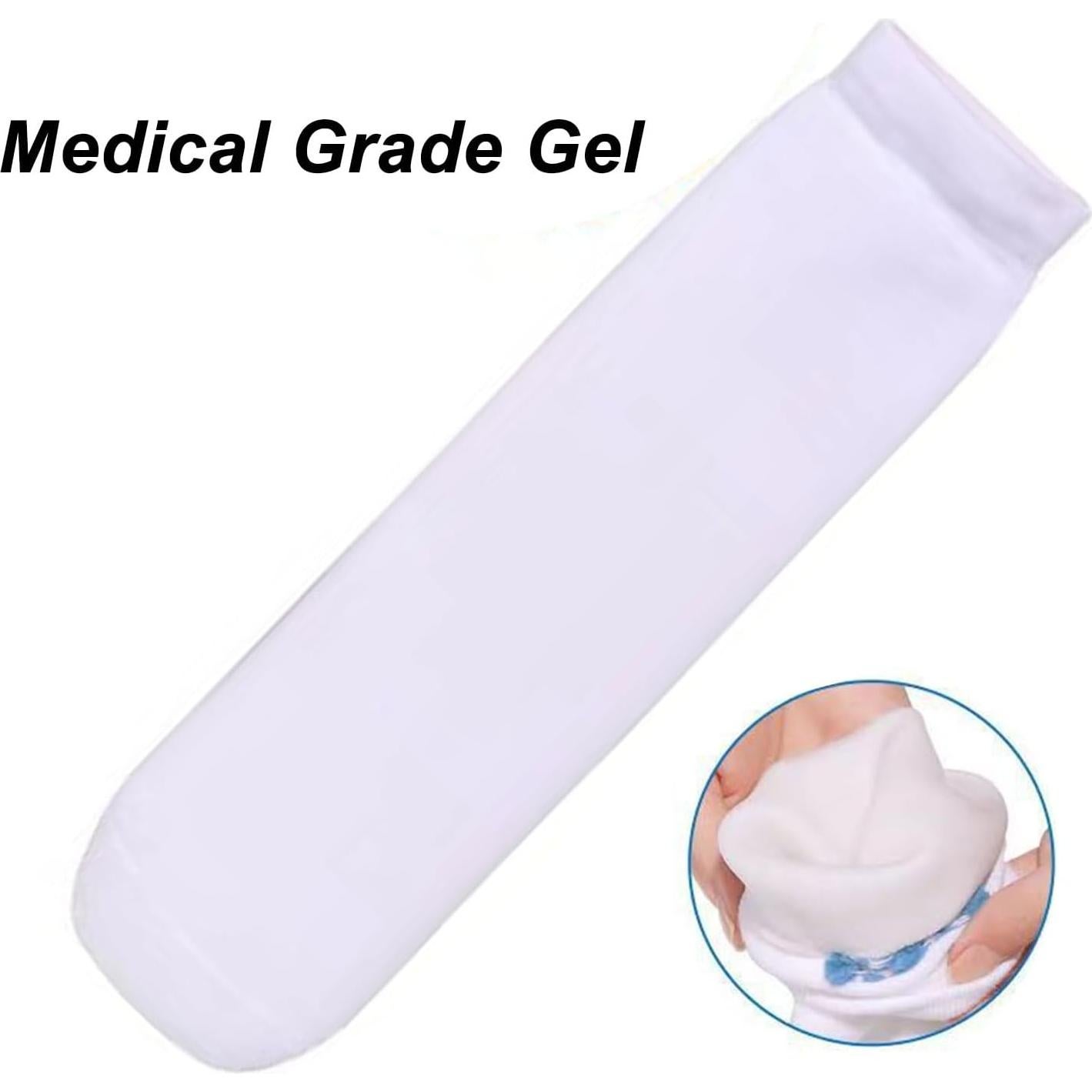 Calcetín Protésico de Gel Brrnoo para Pantorrilla Talla S