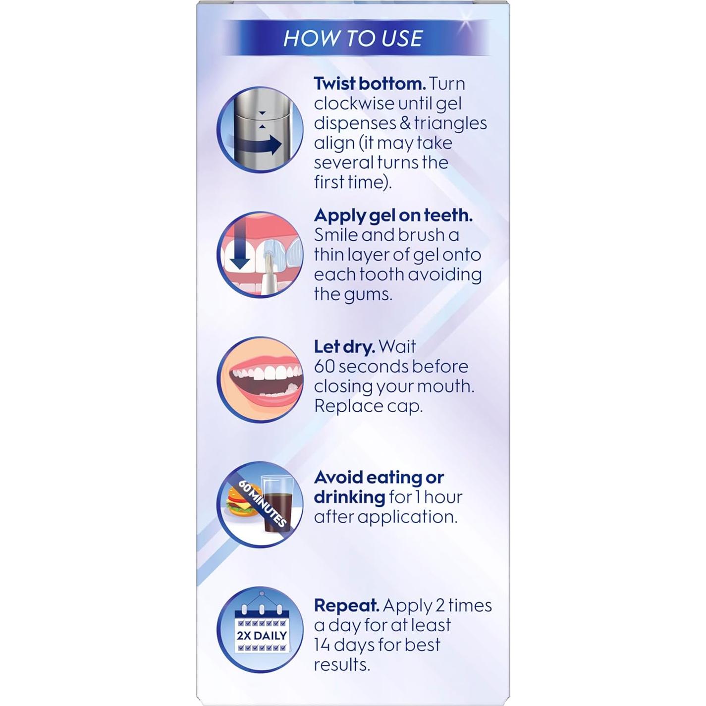 Bolígrafo Blanqueador de Dientes Crest 3DWhite 4 mL