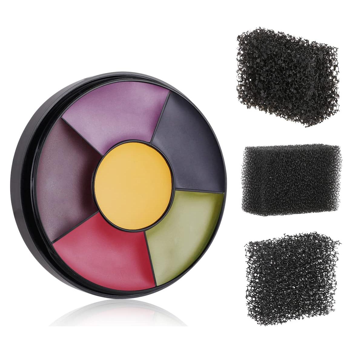 MEICOLY Rueda de Moretones 6 Colores Maquillaje SFX Halloween