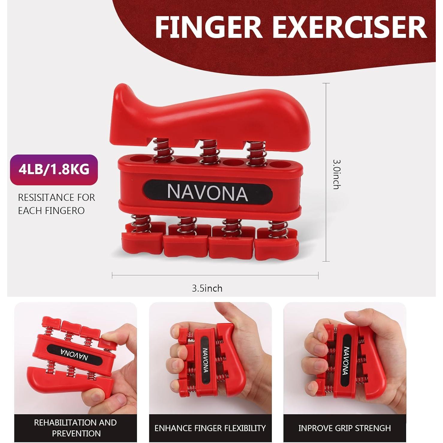 Kit de Entrenador de Fuerza de Agarre Navona 13 Piezas