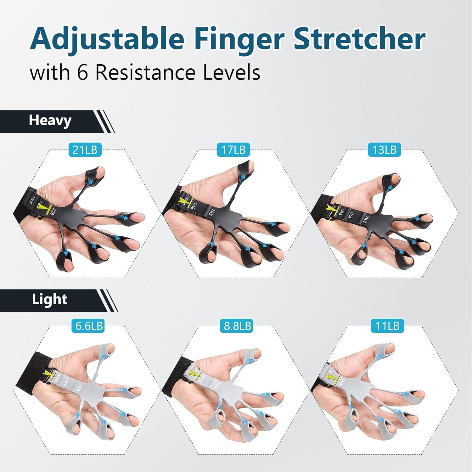 Kit de Entrenador de Fuerza de Agarre Navona 13 Piezas