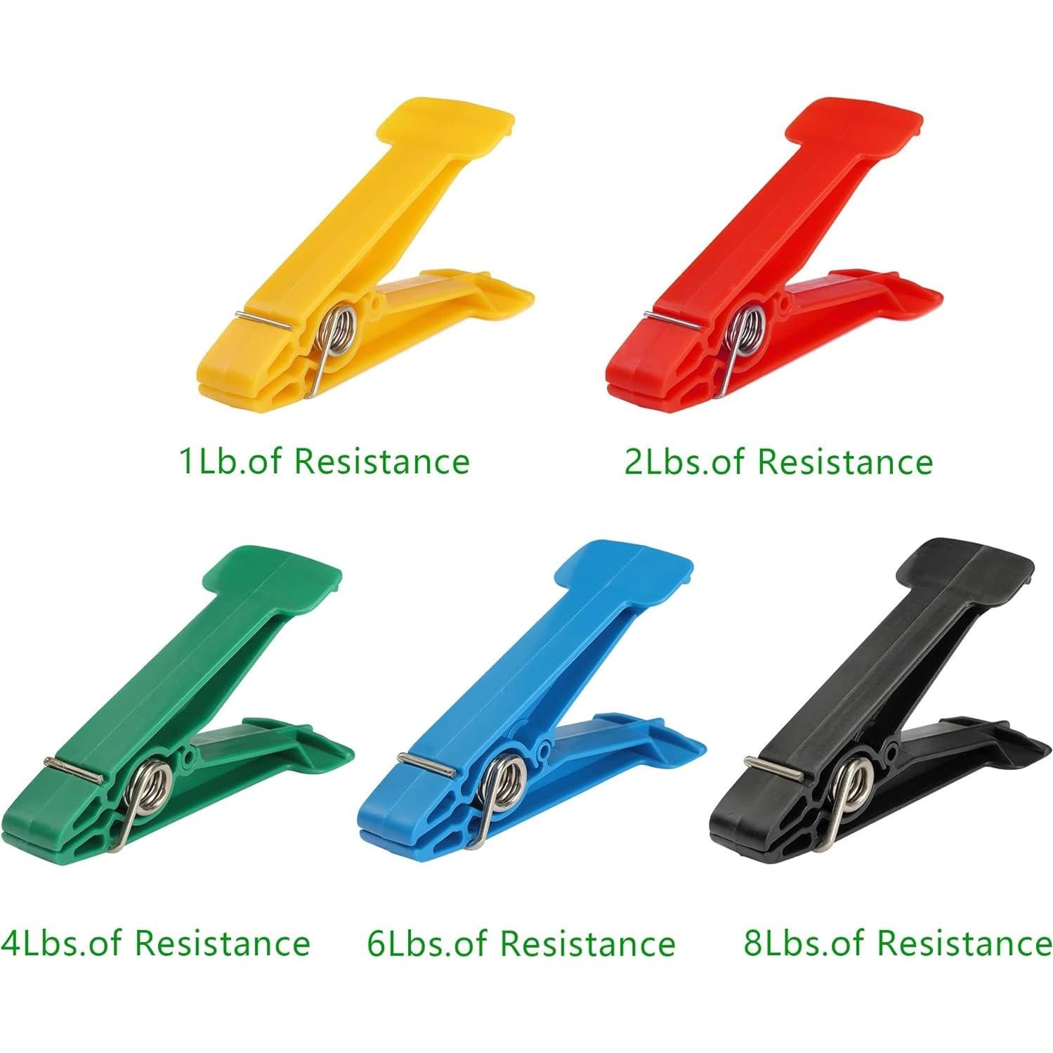 Ejercitador de Dedos YPCBYNBS - 5 Pinzas Graduadas para Rehabilitación