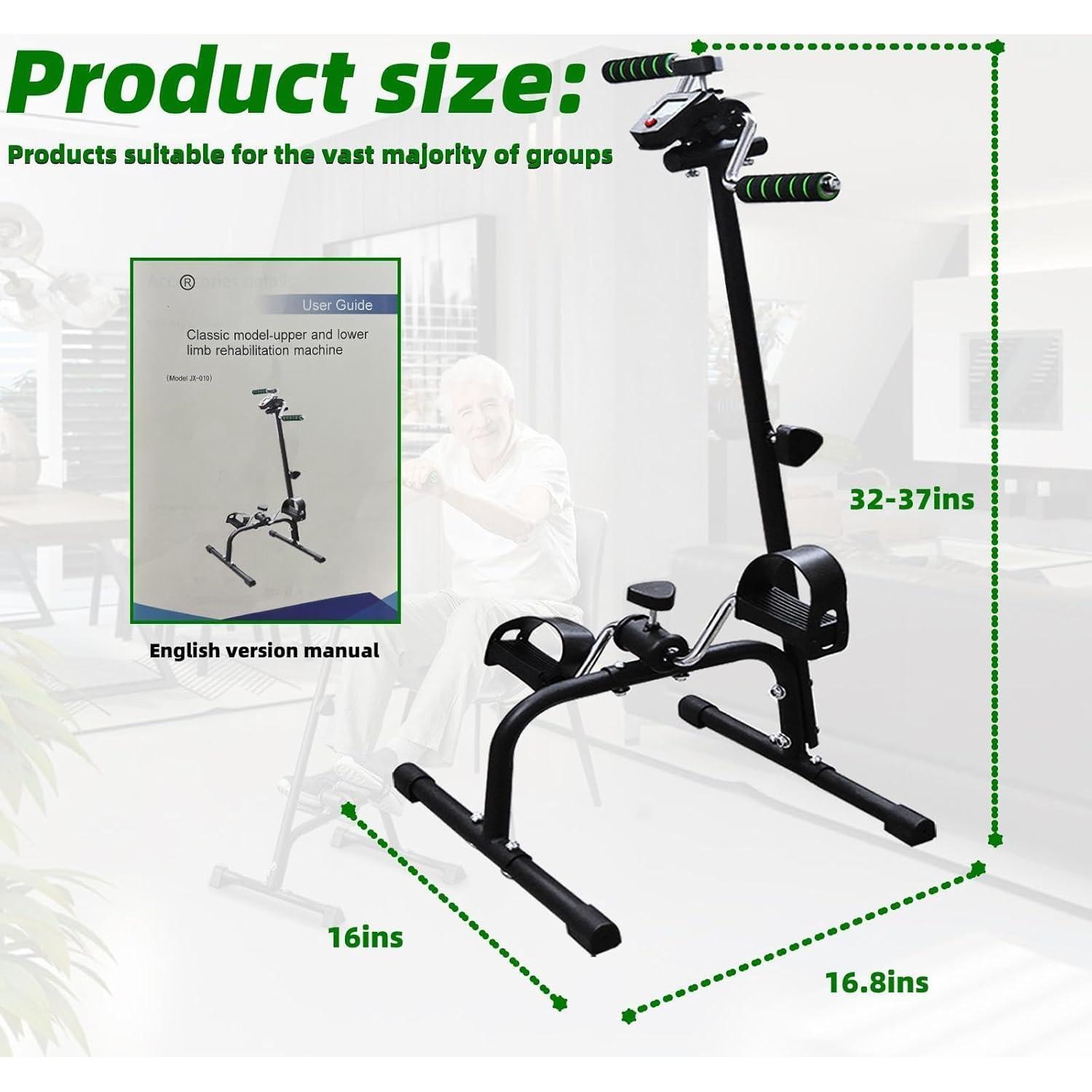 Ejercitador de Pedales Hjsixtxh Clásico para Rehabilitación