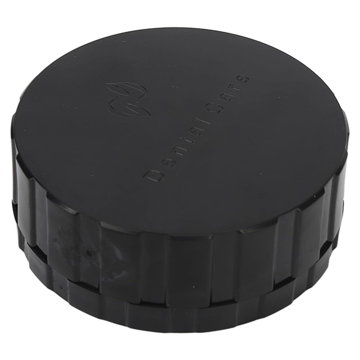 Caja de Almacenamiento de Dentaduras Estink Redonda Negra