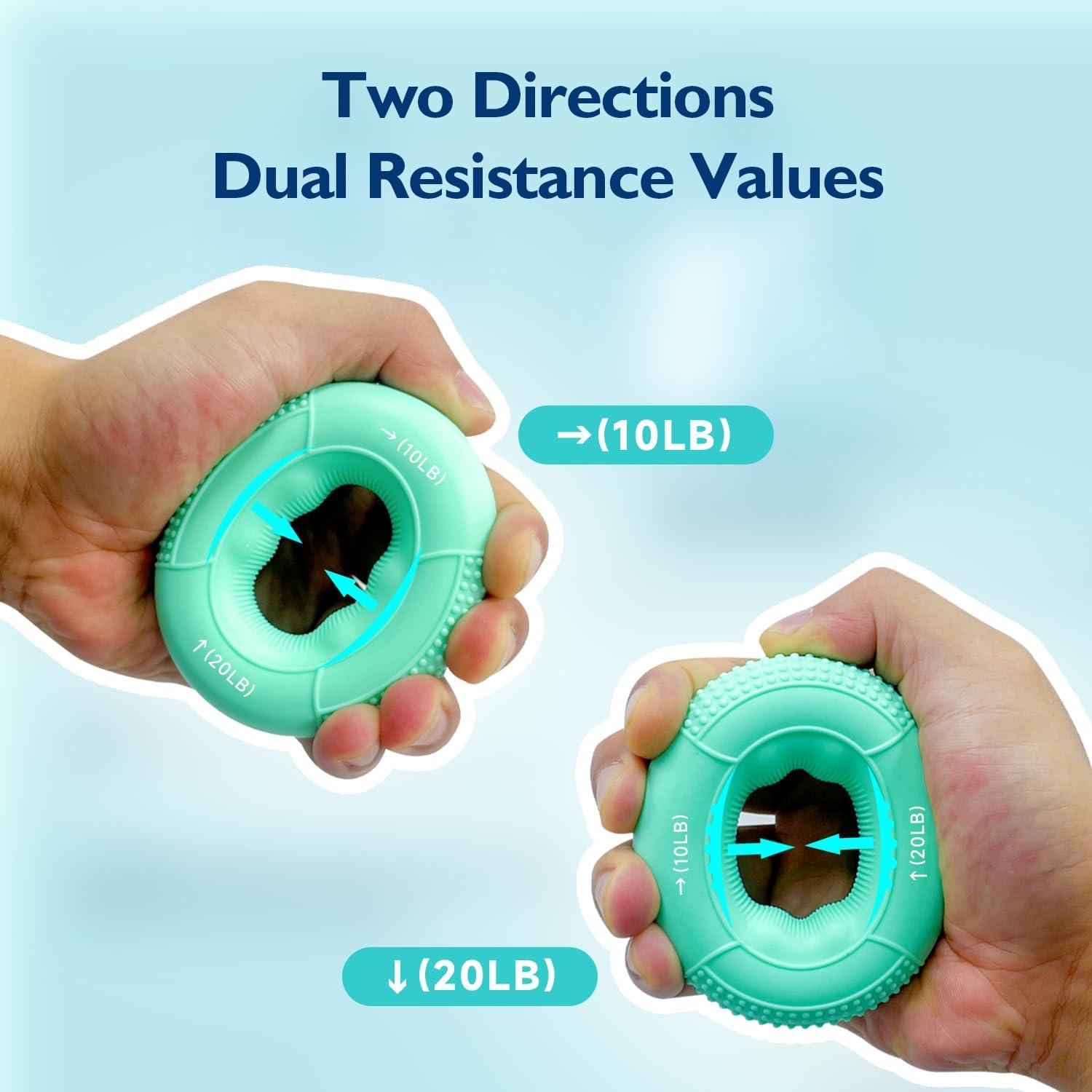 Kit de Fortalecimiento de Mano FitBeast 9 Piezas Verde