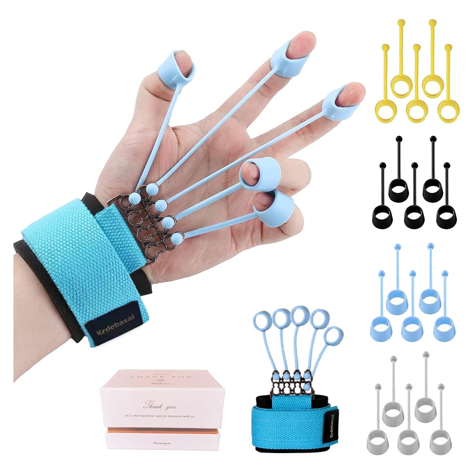 Ejercitador de Dedos Krdebasai 4 Niveles Resistencia 10-50 lbs