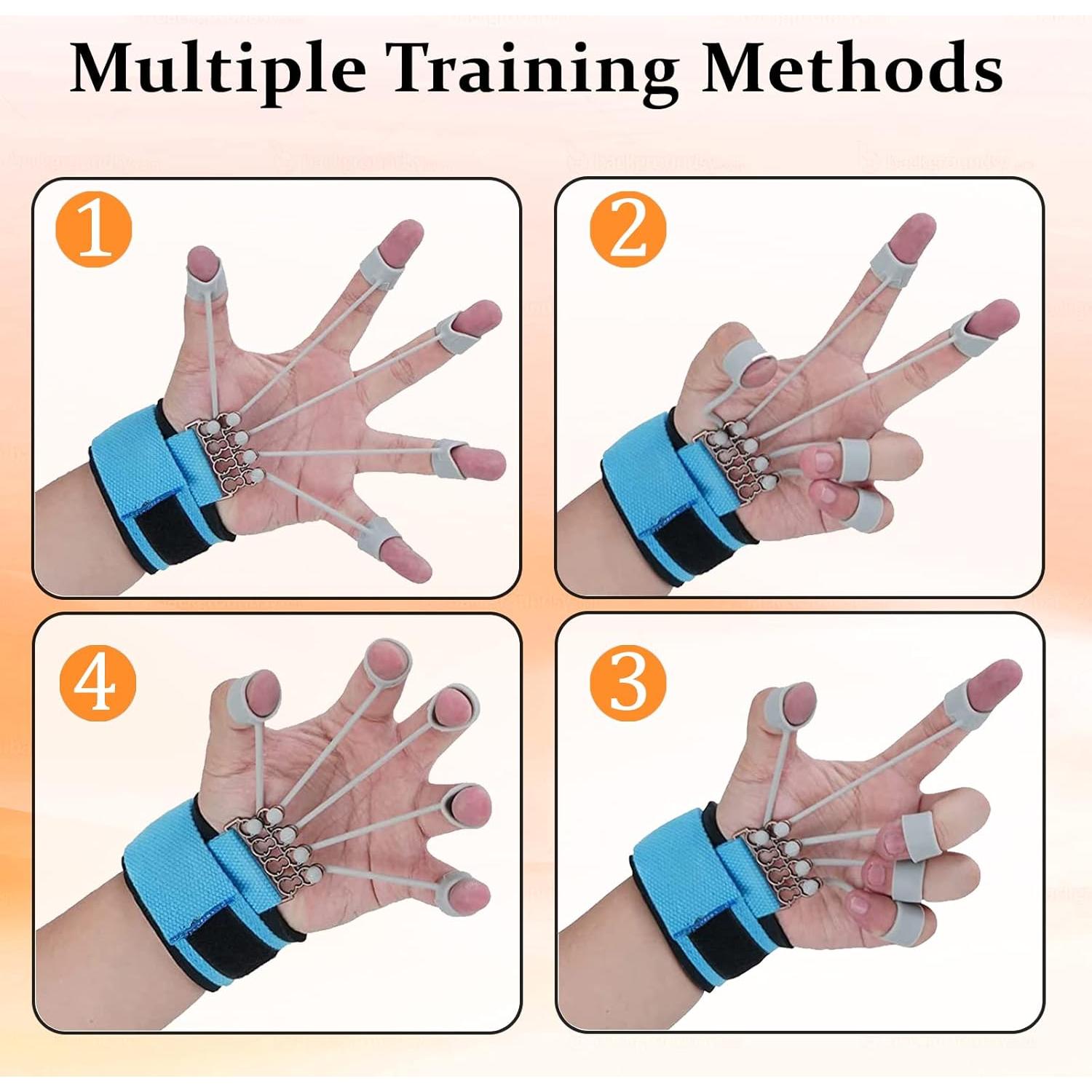 Ejercitador de Dedos Krdebasai 4 Niveles Resistencia 10-50 lbs