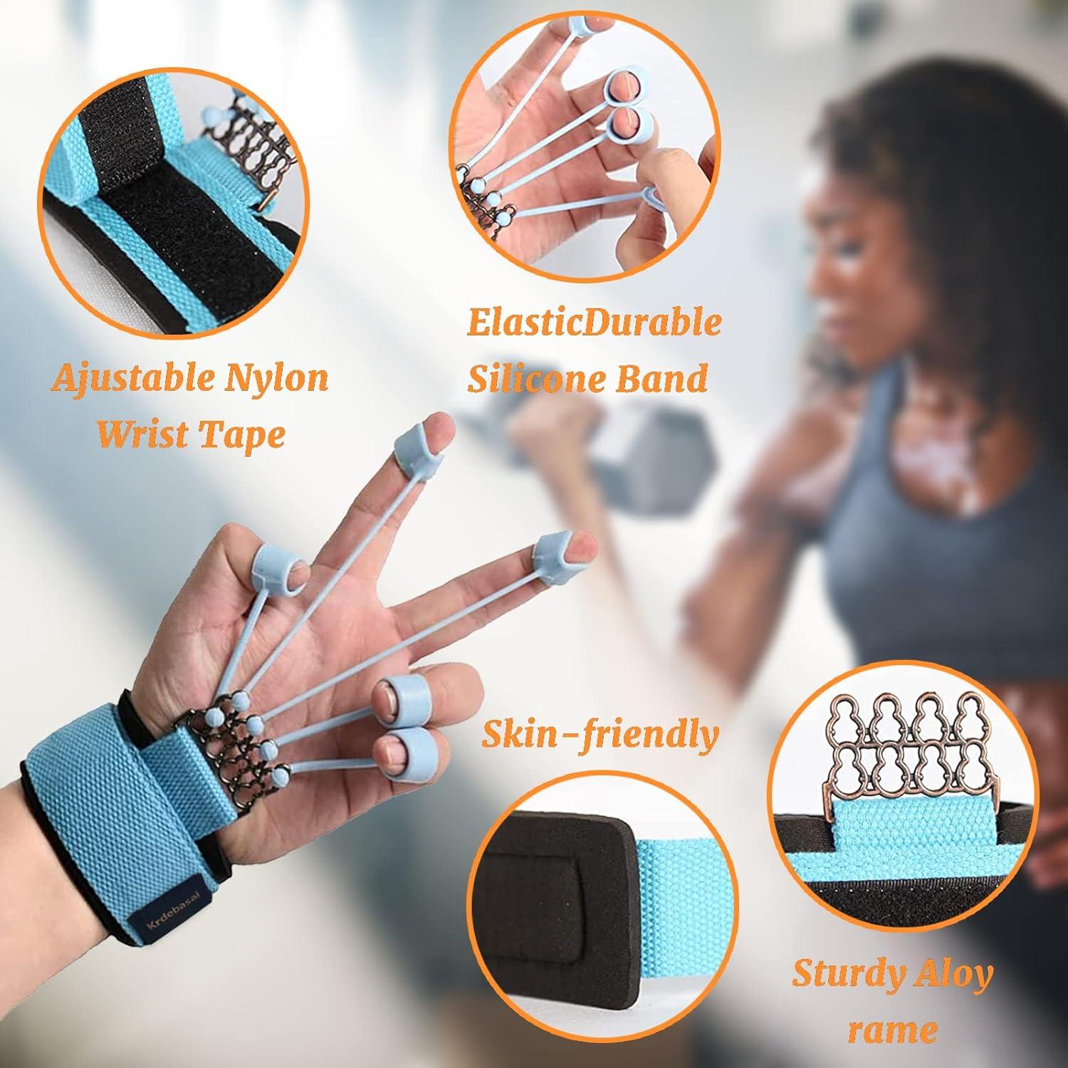 Ejercitador de Dedos Krdebasai 4 Niveles Resistencia 10-50 lbs