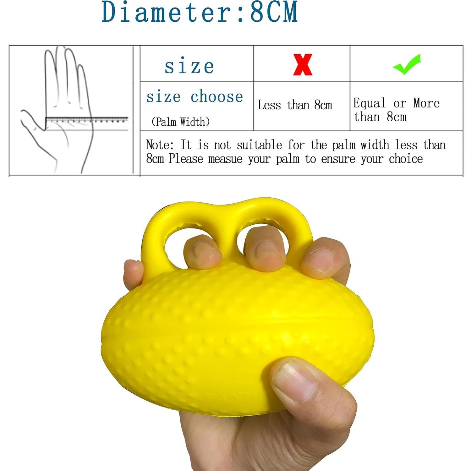 Bola de Compresión Fanwer para Dedos y Muñeca 11x9.5cm