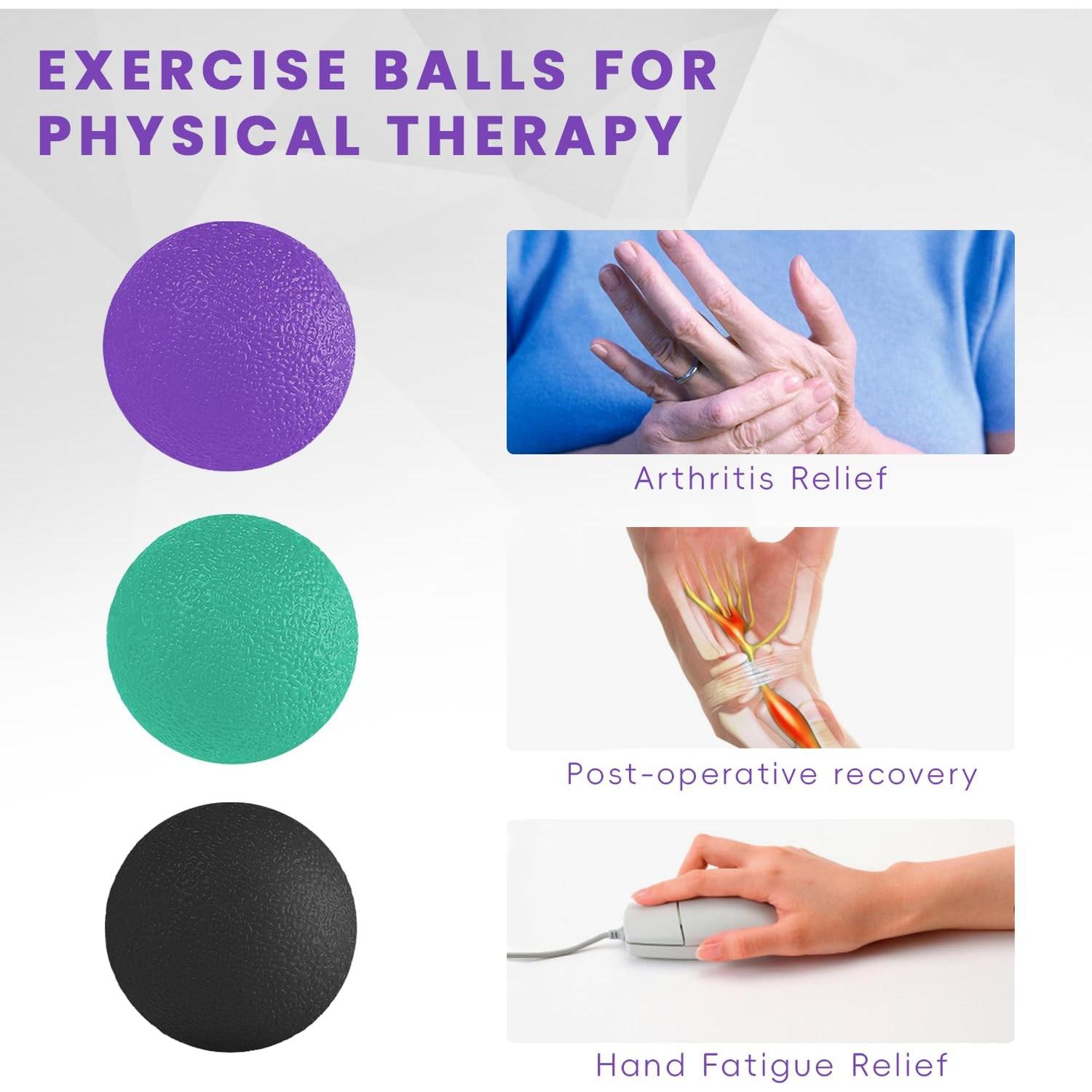 Pelotas Antiestrés Ortarco 3 Piezas para Ejercicio Mano