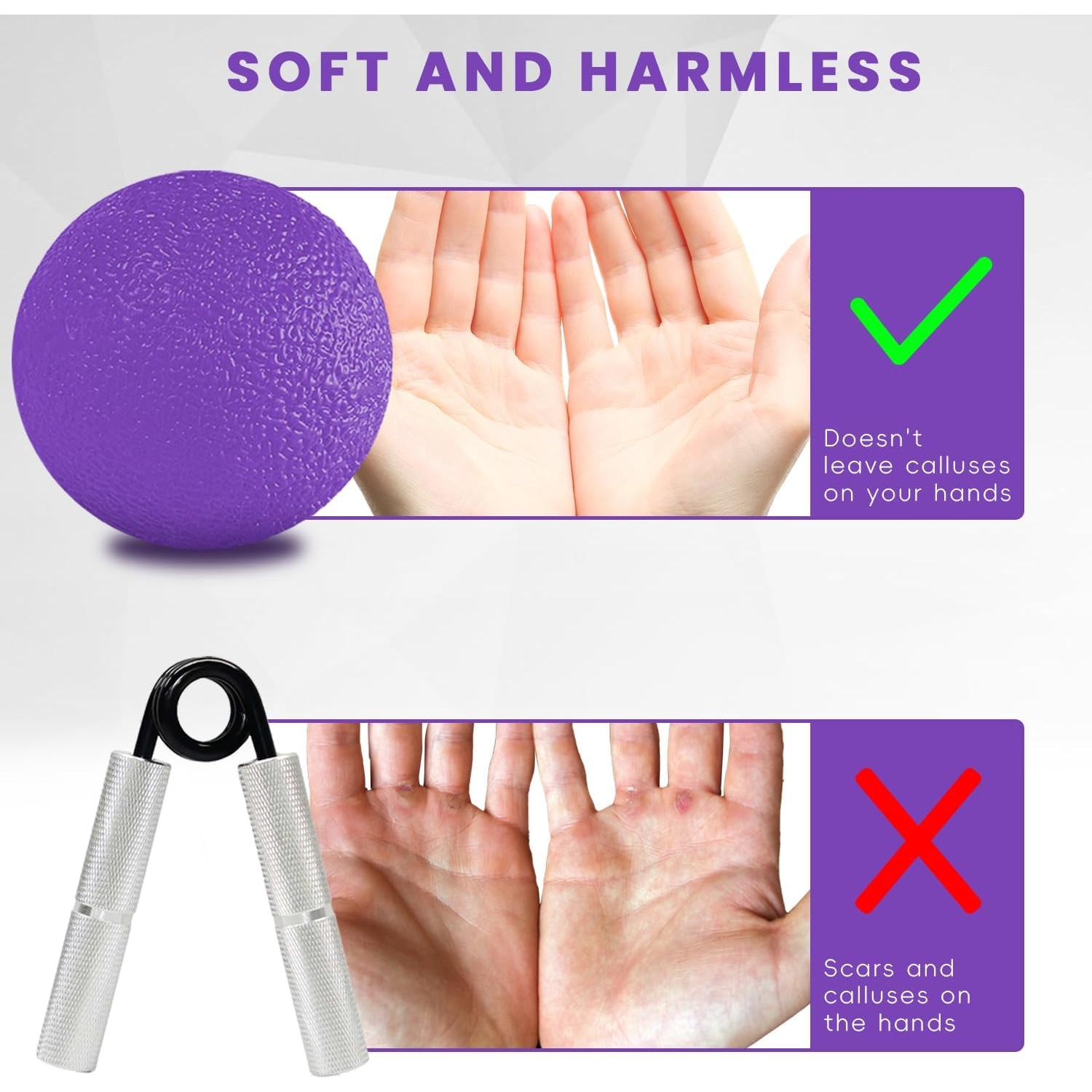 Pelotas Antiestrés Ortarco 3 Piezas para Ejercicio Mano