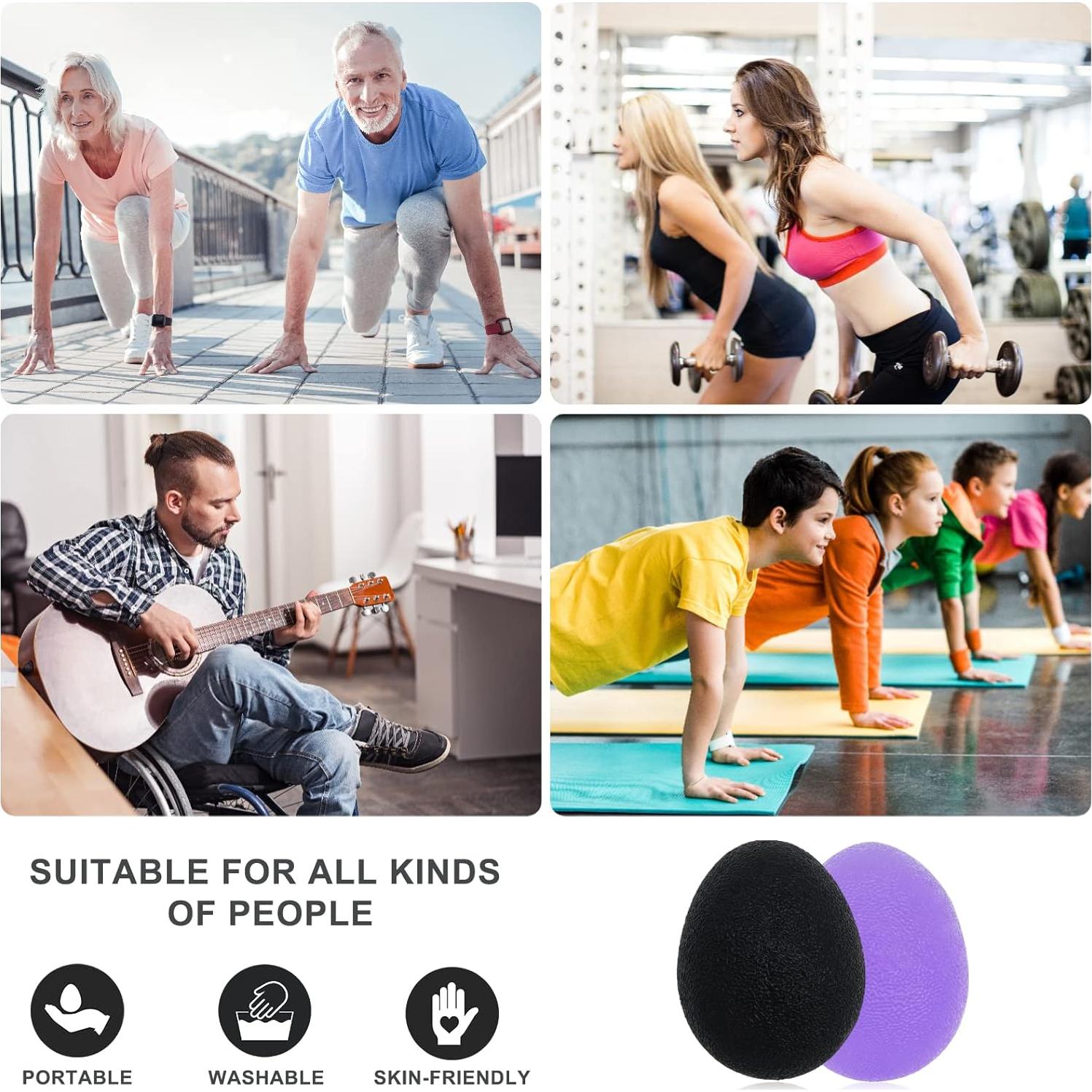 Pelotas Antiestrés MOJOTORY para Mano 15-30 KG