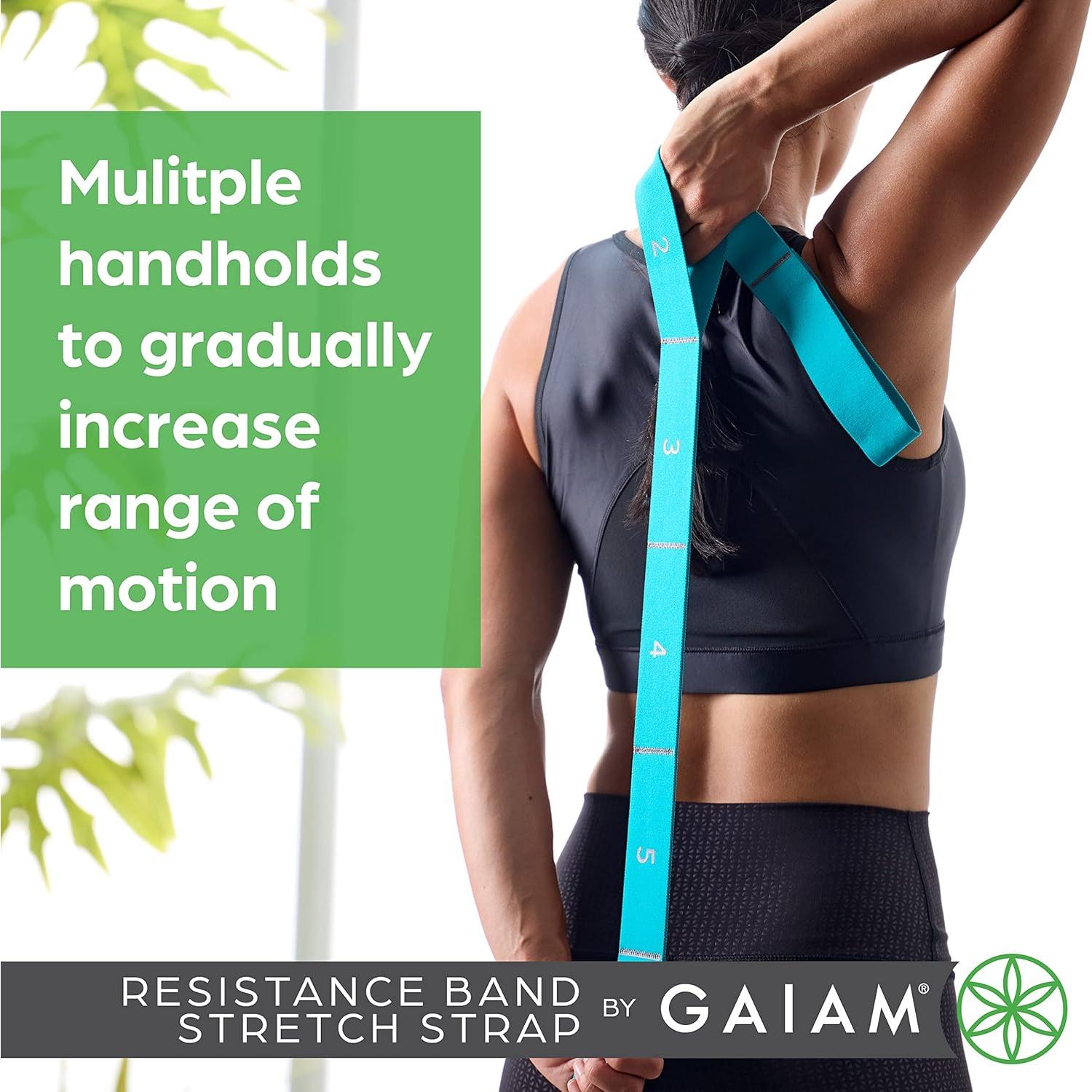 Banda de Resistencia Gaiam Restore para Estiramiento 100 cm