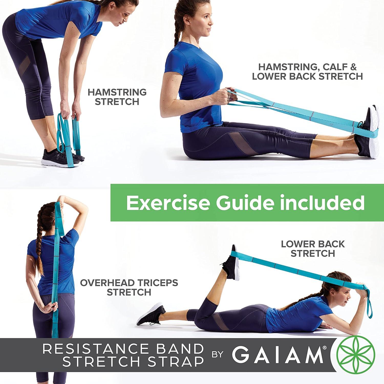 Banda de Resistencia Gaiam Restore para Estiramiento 100 cm