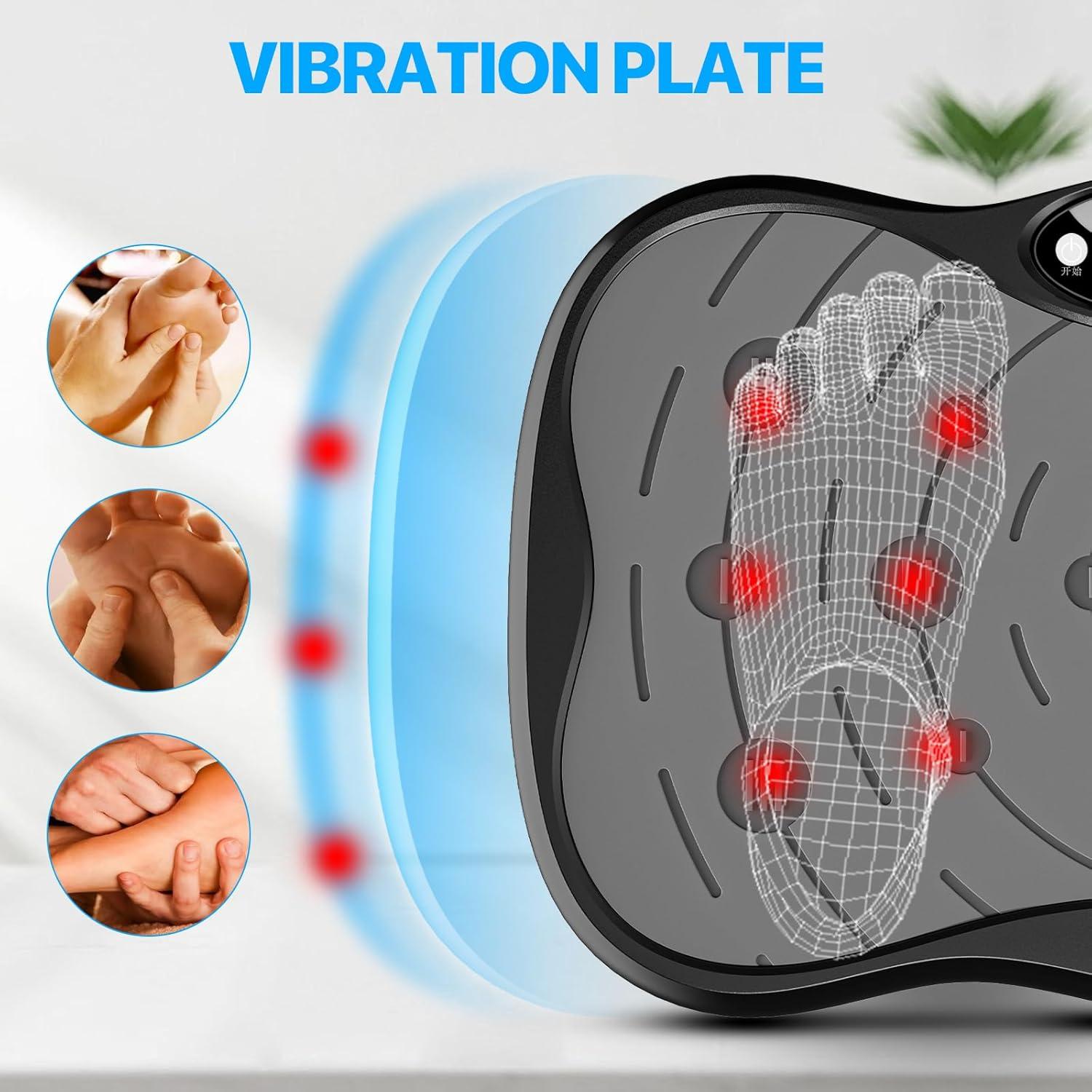 Plataforma Vibratoria Mawuye SRK-SZJ 127kg Drenaje Linfático