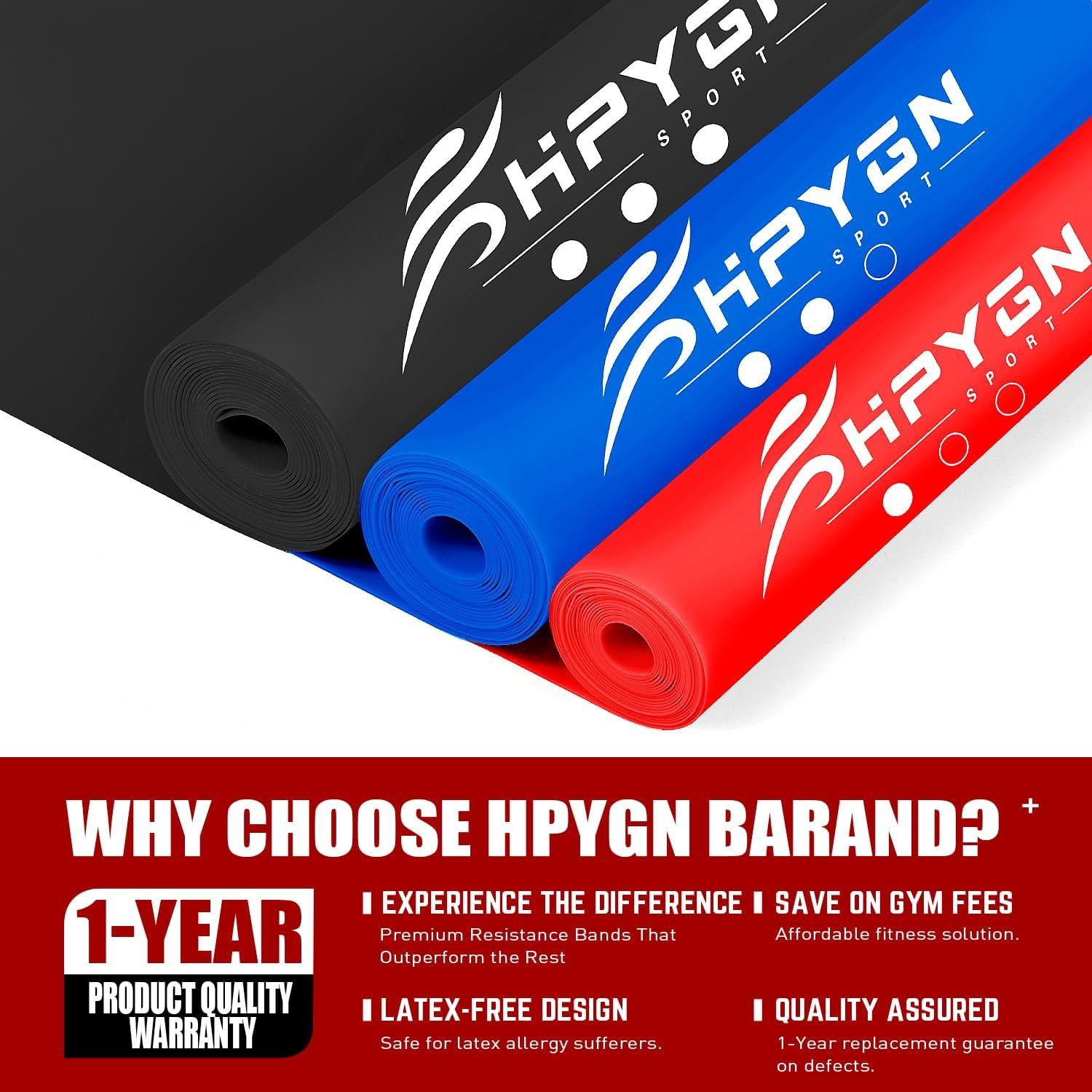 Bandas de Resistencia HPYGN para Ejercicio y Terapia Física