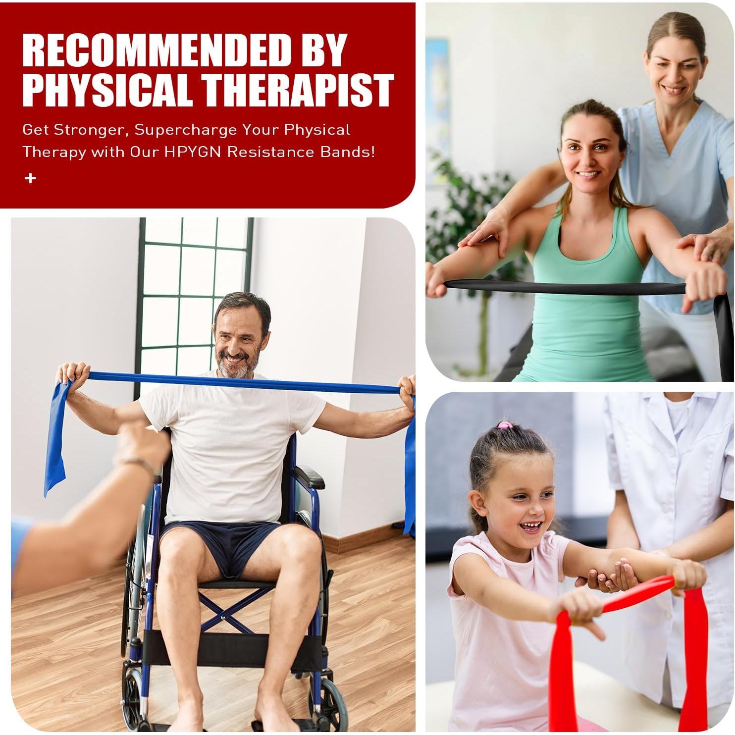 Bandas de Resistencia HPYGN para Ejercicio y Terapia Física