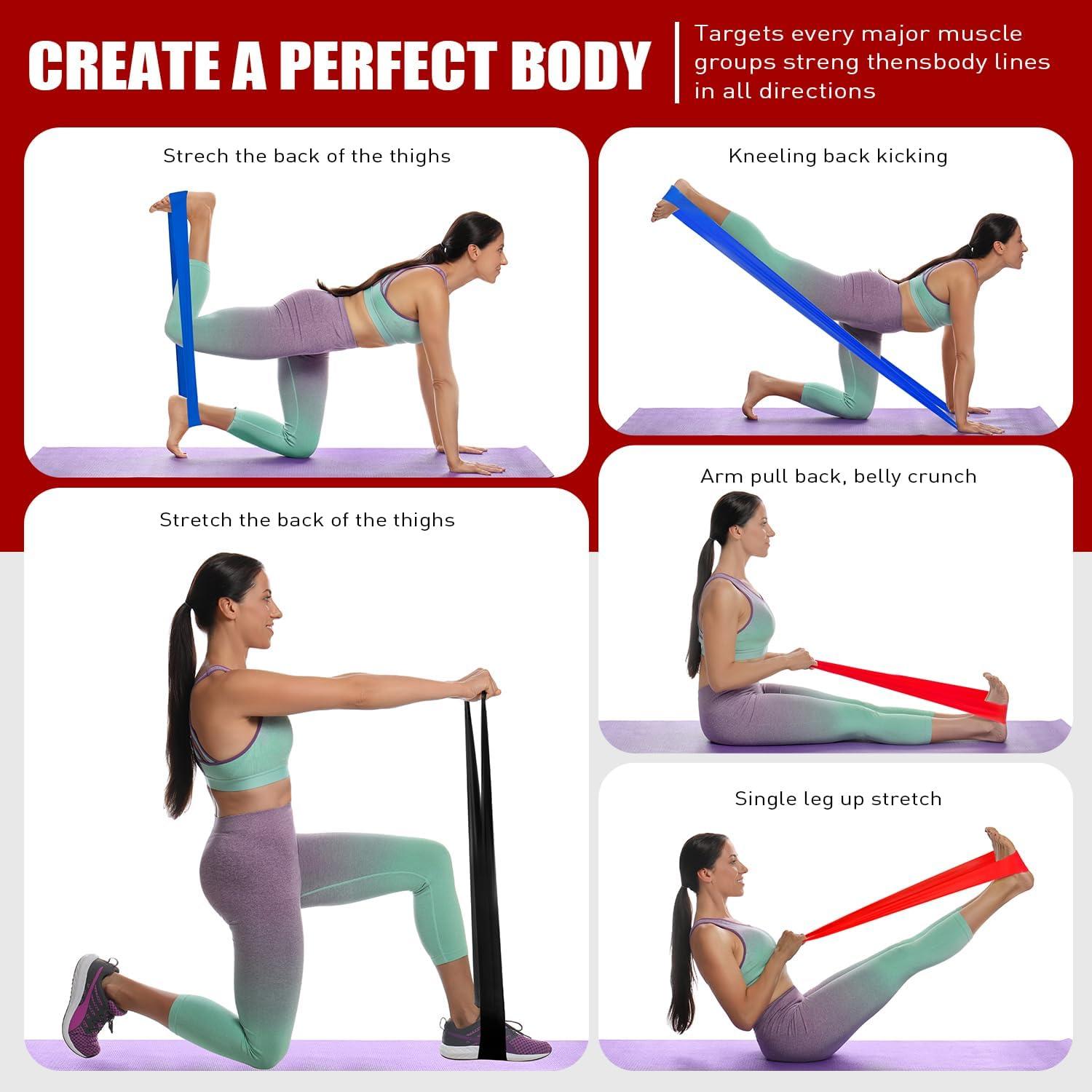 Bandas de Resistencia HPYGN para Ejercicio y Terapia Física