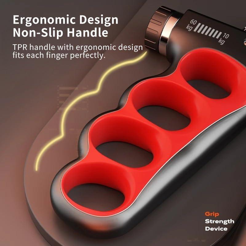 Fortalecedor de Agarre Hiyoga Ajustable 5-100KG Ergonómico