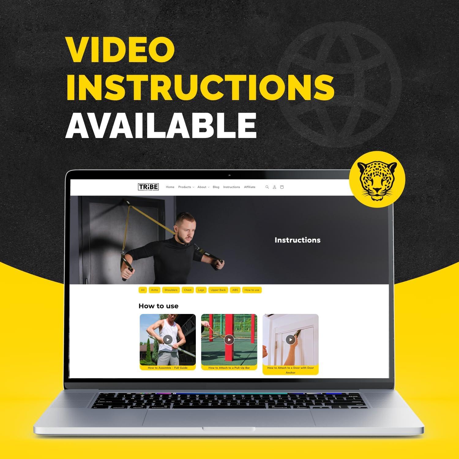 Bandas de Resistencia Tribe Lifting - Juego de 5 Bandas